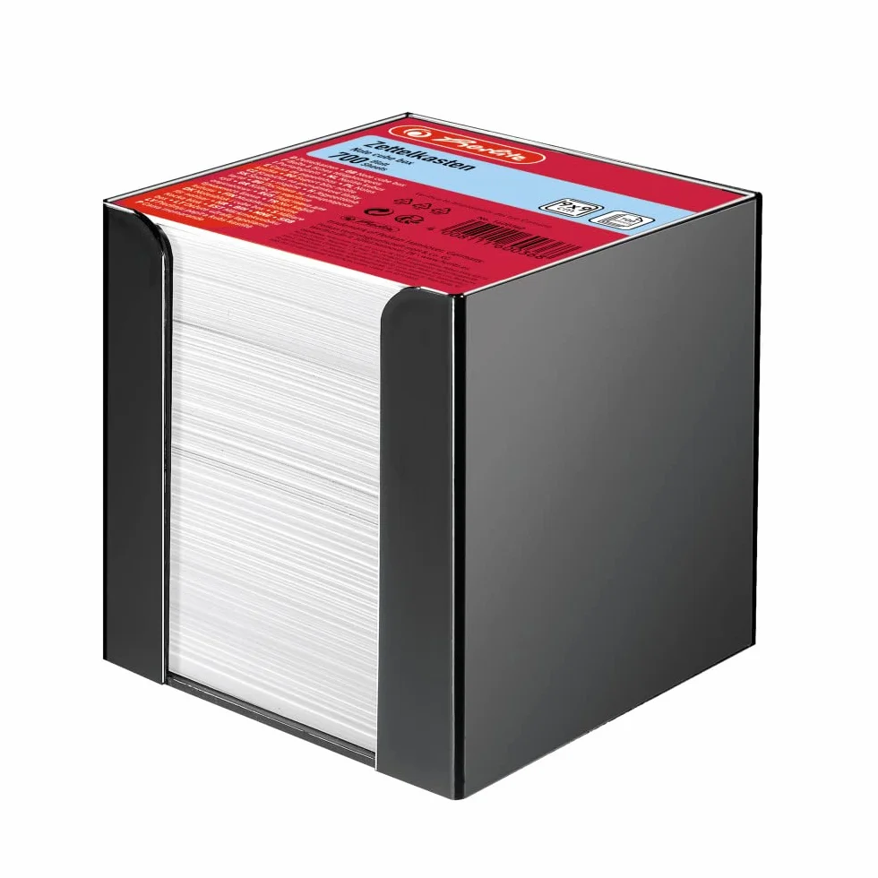 Herlitz Pudełko na notatki 700 arkuszy - czarne