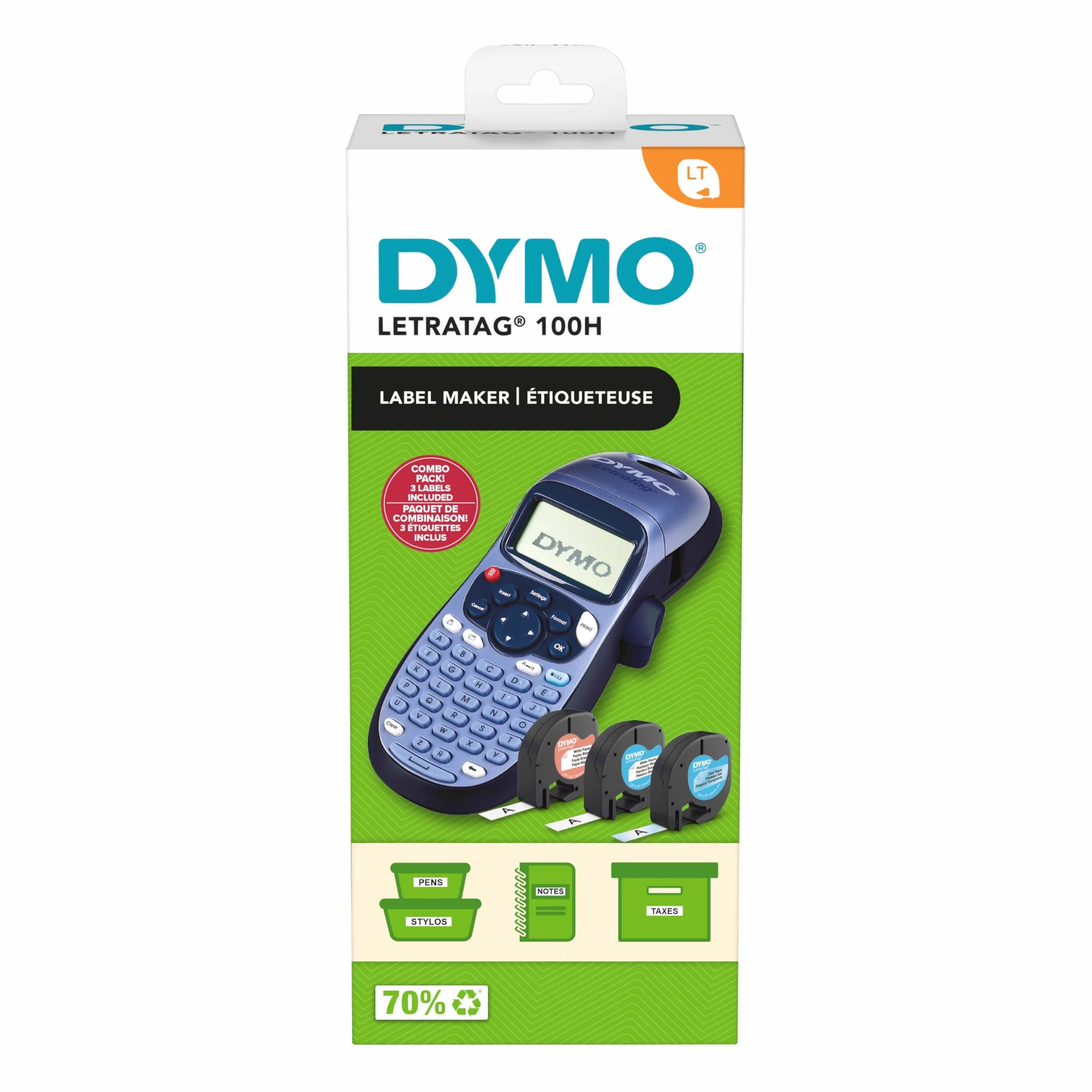 Dymo LetraTag LT-100H Label Maker Starter Kit Ręczna drukarka etykiet