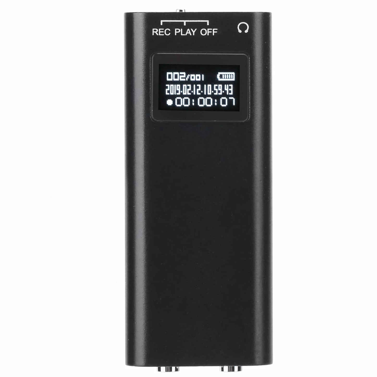 03 Cyfrowy dyktafon głosowy, mini rejestrator audio, mały rozmiar i lekki dla studentów dorosłych (32 GB)