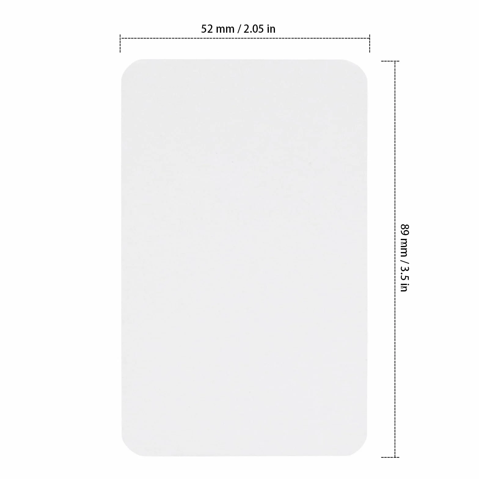 1000 sztuk 8,9 x 5,2 cm, białe, puste wizytówki, 250 g, puste fiszki, kartki z papieru typu kraftowego, do kart biznesowych, pocztówek i "zrób to sam"