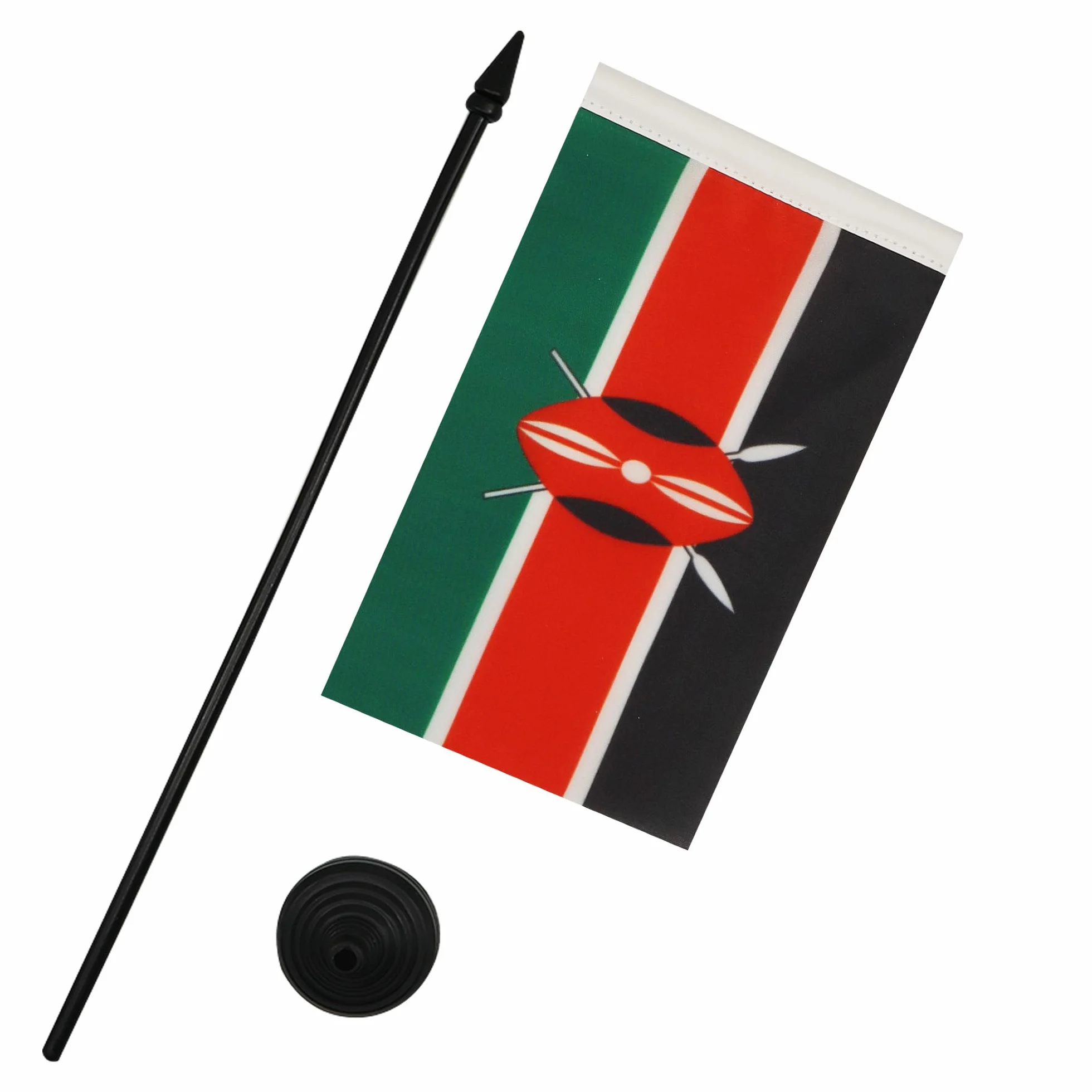 Drapeau de Table Kenya, 15cm x 10cm
