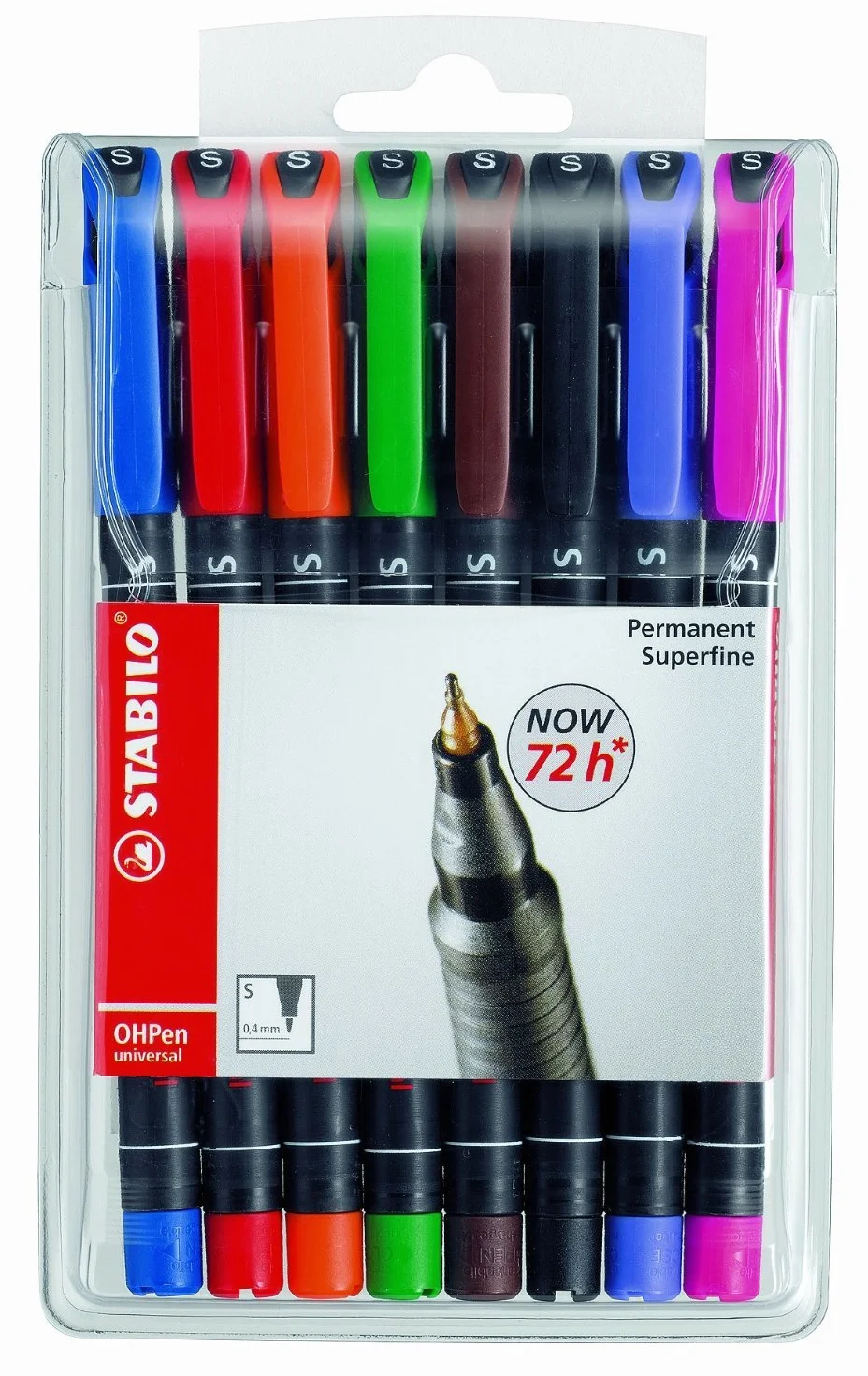 STABILO INT. Ohpen Universal Permanent S 8 szt. etui