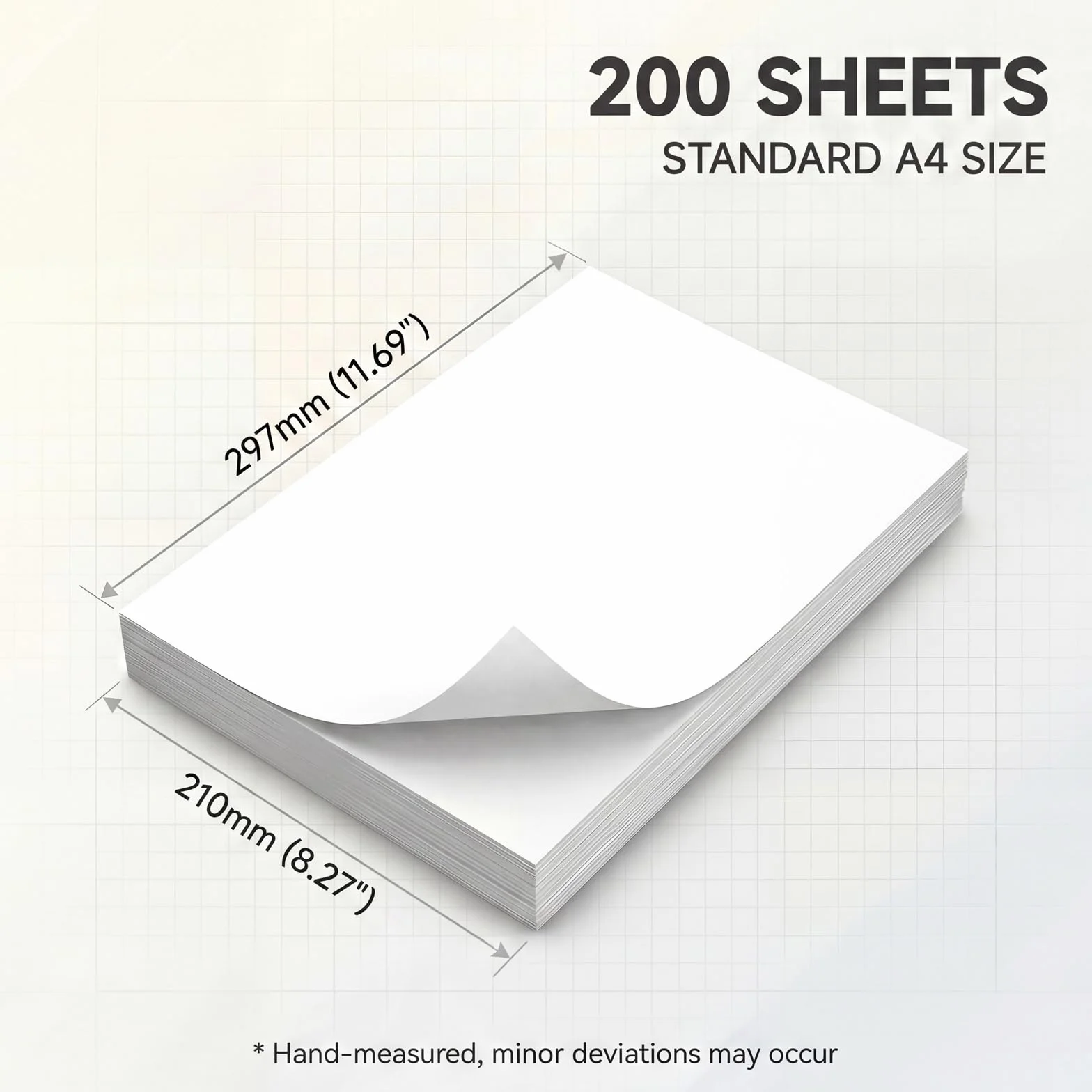 200 arkuszy papieru termicznego A4 do drukarek termicznych, kompatybilnego z większością drukarek termicznych A4, szybkoschnący papier termiczny do dokumentów, stron internetowych, zdjęć