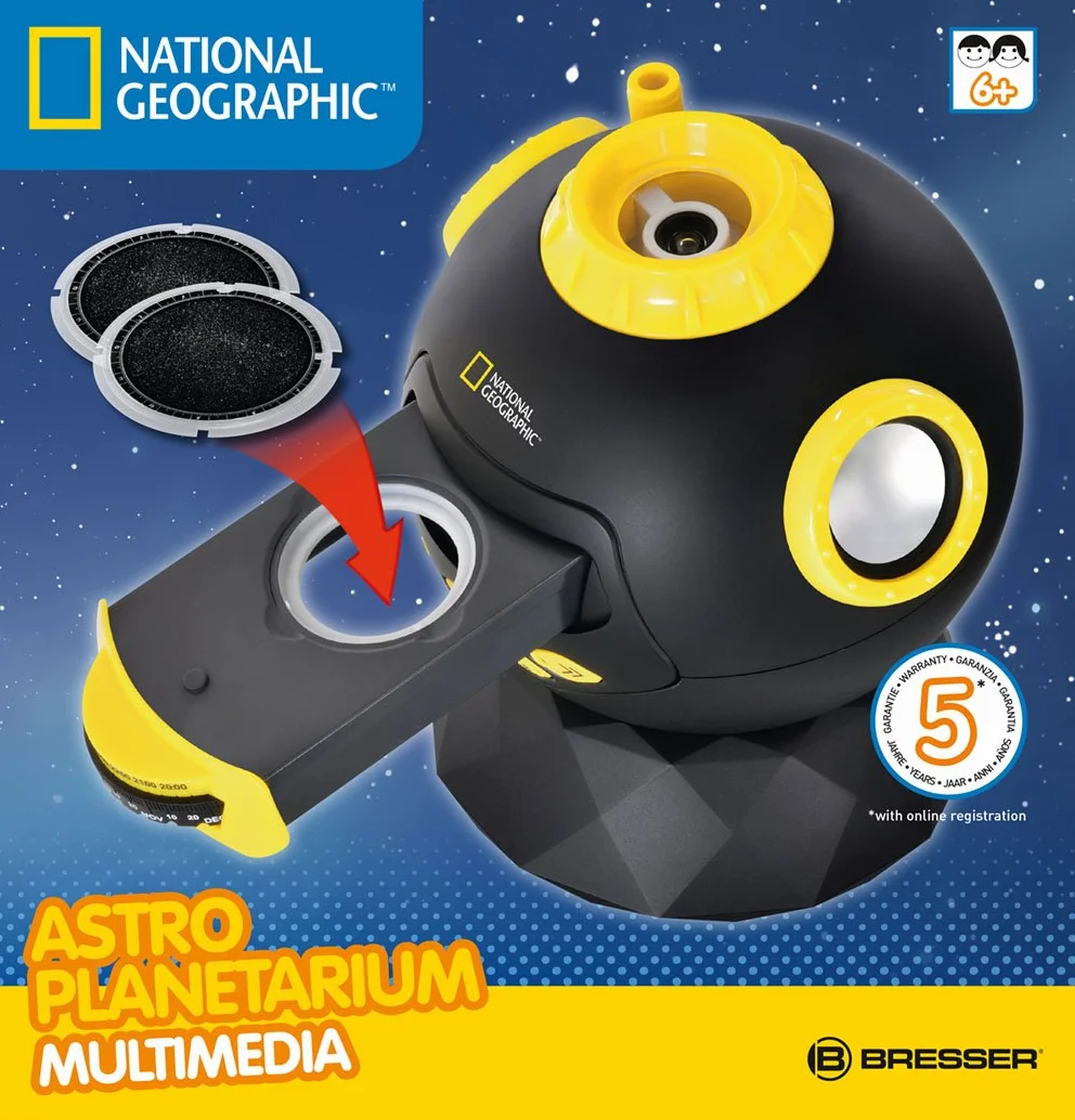 National Geographic Astro Planetarium Projektor, Czarny/Zółty