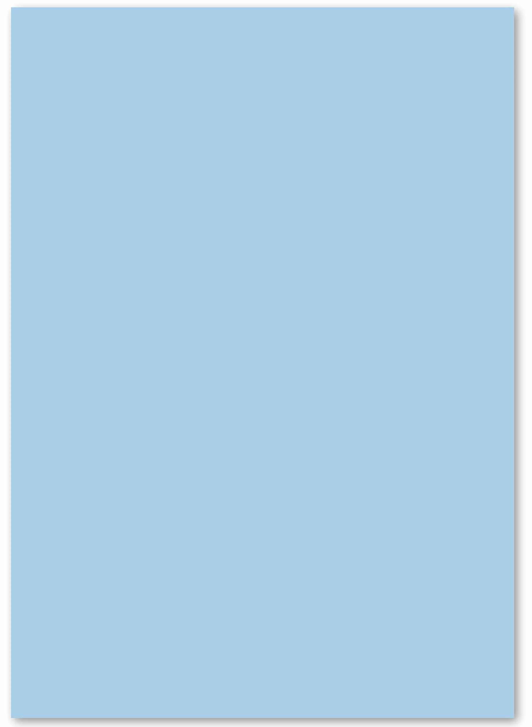 Kangaro - Papier kolorowy pastelowy niebieski DIN A4-120 g/m² FSC mix – 100 sztuk – papier listowy, do majsterkowania