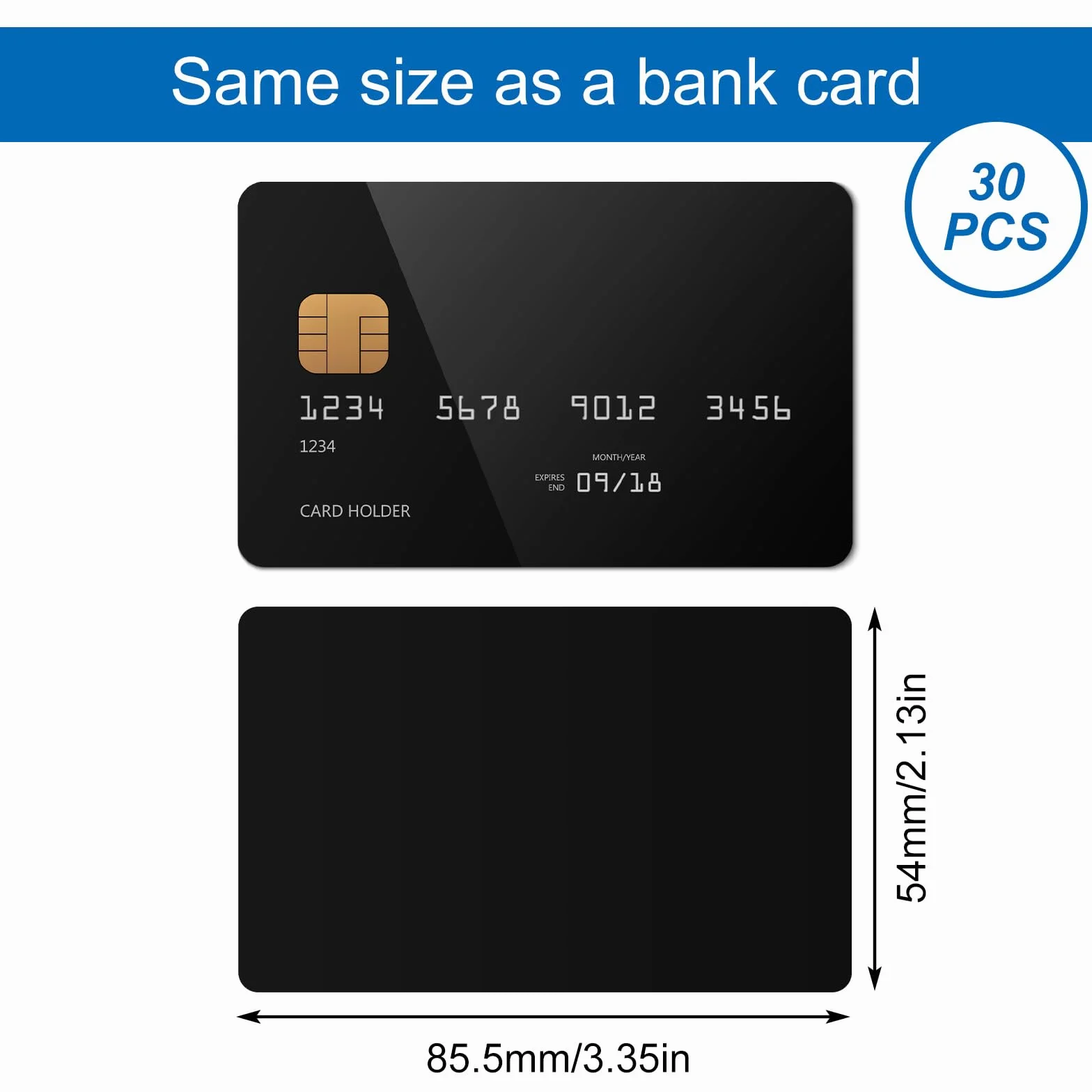 30 szt. kart wielokrotnego zapisywania NFC NTAG 215 PVC puste karty, łatwe programowalne chipy do wizytówek, pamięć 504 bajtów, kompatybilne ze wszystkimi urządzeniami obsługującymi NFC