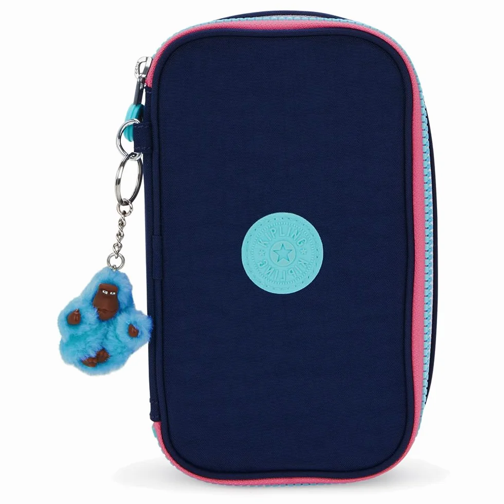 Kipling 50 Pens Średni Długopis, Woreczki, Etui, True Block (Niebieski)