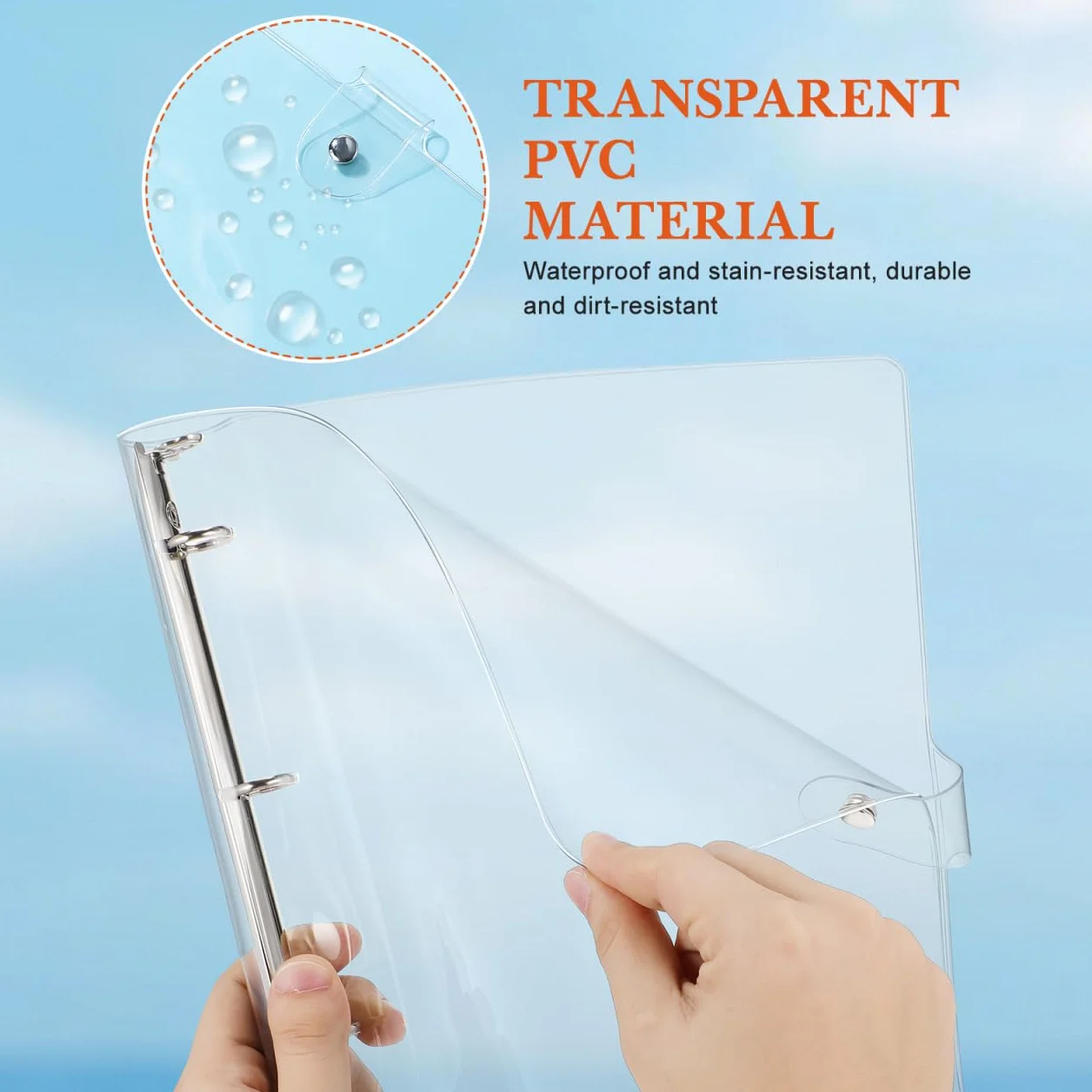 Transparentny Segregator Z Plastiku Binder Organizer Do Biura I Szkoły