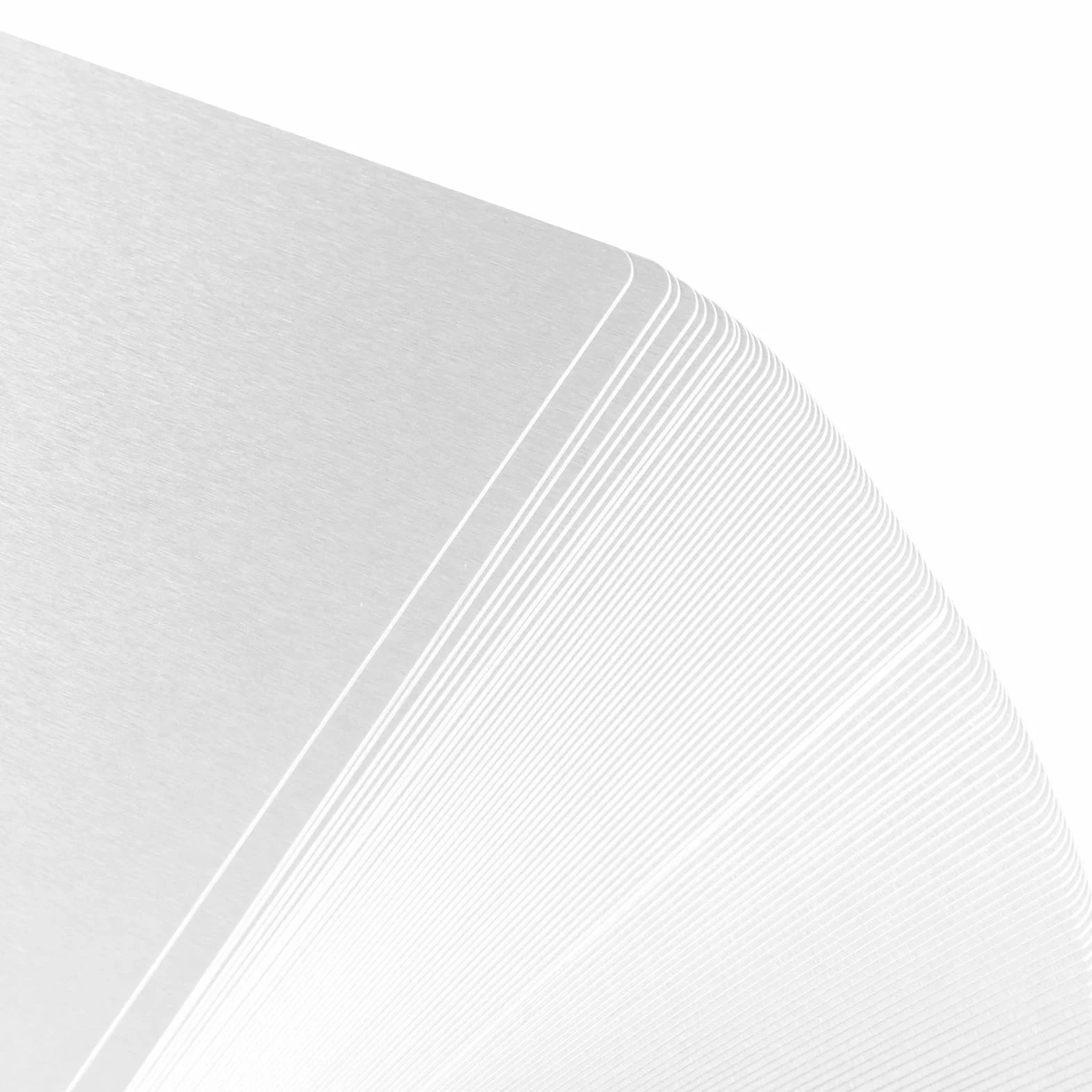 KEILEOHO 150 sztuk aluminiowych wizytówek, puste srebrne, 86 x 54 x 0,21 mm, metalowe wizytówki, aluminiowe puste wizytówki do biura, DIY, karty podarunkowe, oznaczenie laserowe