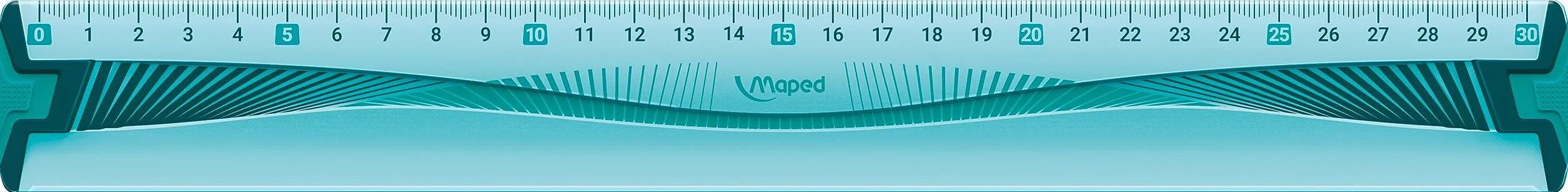 Maped M244304 - zestaw do rysowania Flex Maxi 4-częściowy z linijką 30 cm i dwoma trójkątnymi kątami