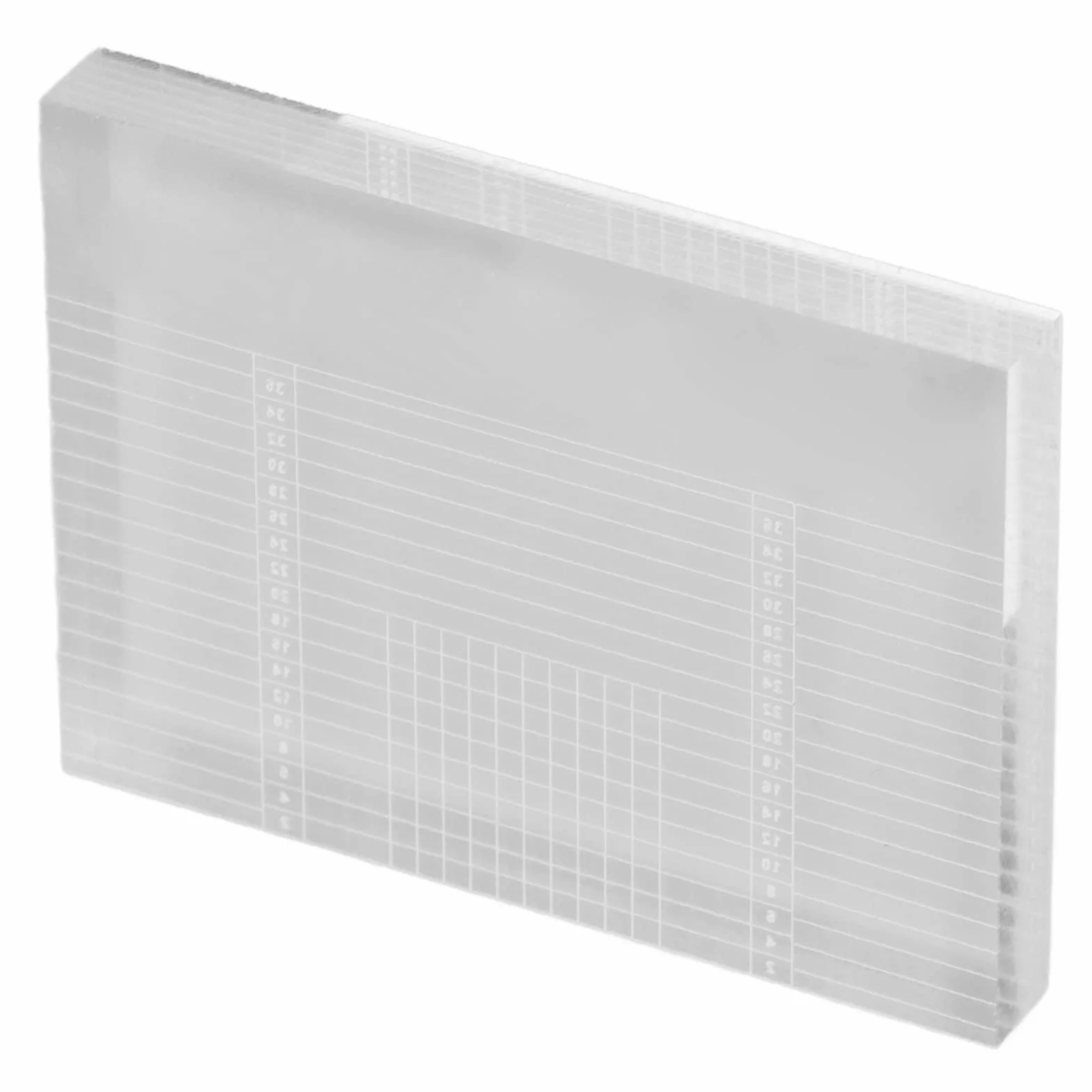 VTA Azymut Linijka LP Gramofon VTA Regulacja Balansu Linijka Tone Ramię Wkładka Skala Wyrównania do Pomiaru Wyważania Gramofon Winylowy, Wysoka Rozdzielczość, Przezroczysty Akryl