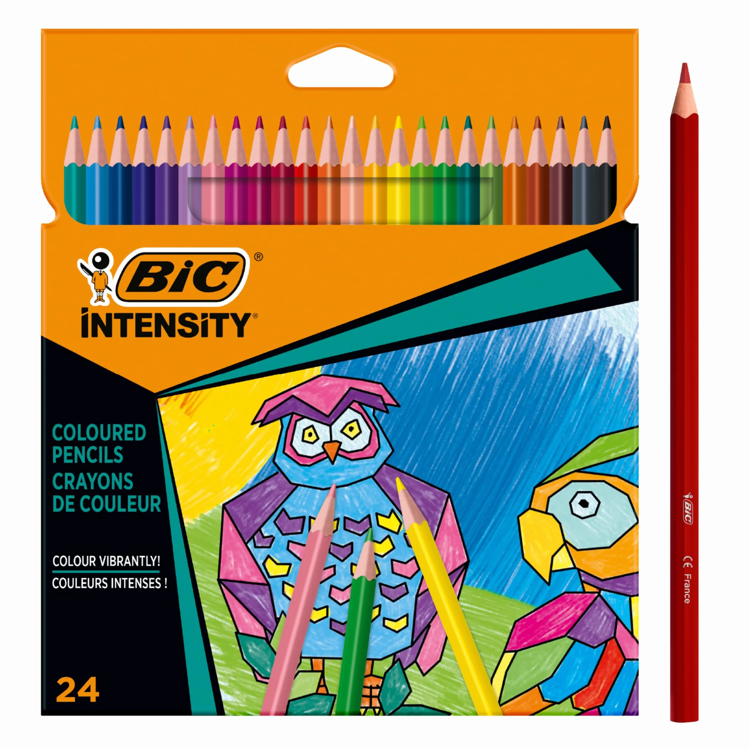 BIC Intensity Up Kredki ołówowe Pudełko 24szt