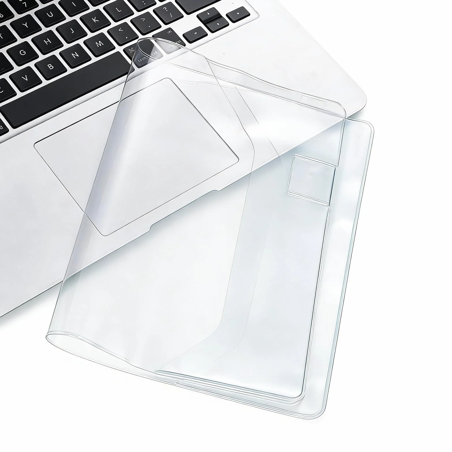 VelvetGlow Okładka A5, Jelly PVC plastikowe okładki na książki, przezroczysta osłona A5, A5midori przezroczysta okładka, A5Stalogy 14 x 20 cm
