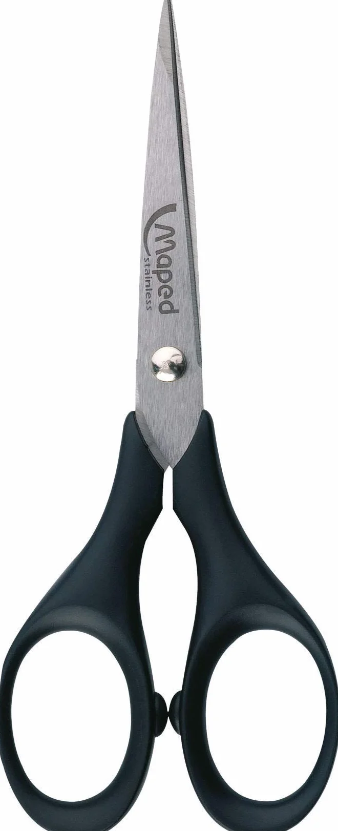 Maped Precise, 13 cm M681700 – nożyczki z osłoną ostrza – czarne