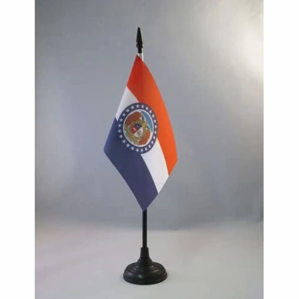 Drapeau de Table Missouri, 15cm x 10cm