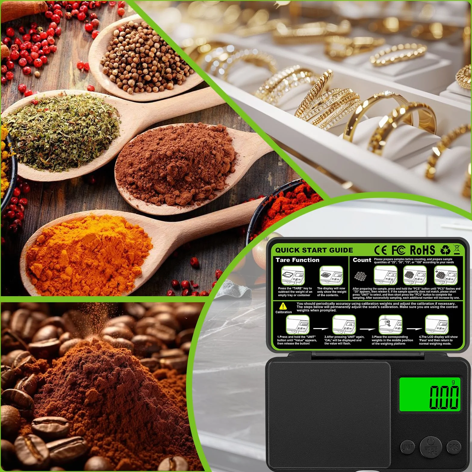 Wagi jubilerskie (1kg/0.01g)