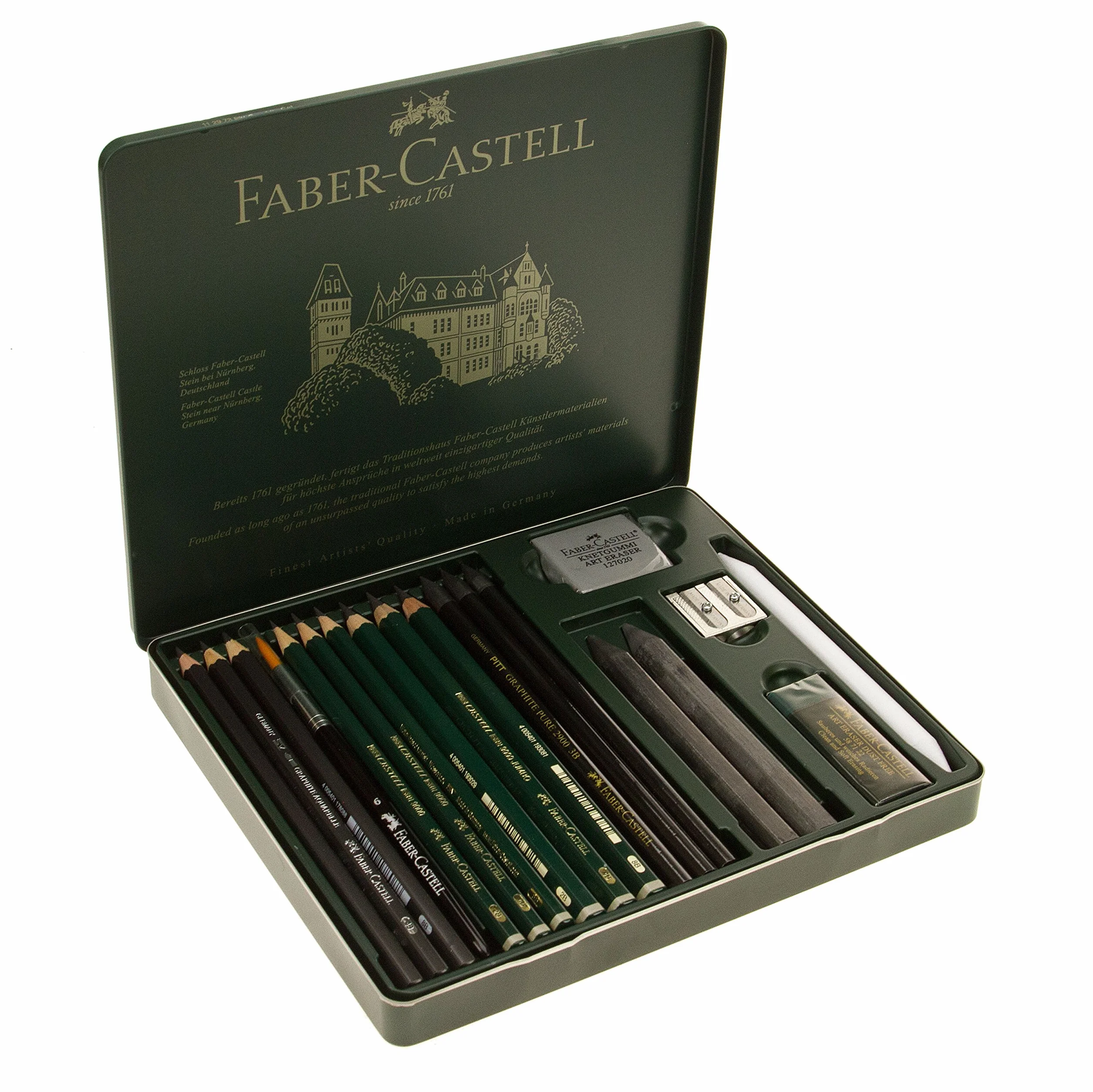 Faber-Castell Pitt ołówek grafitowy zestaw 19-częściowy