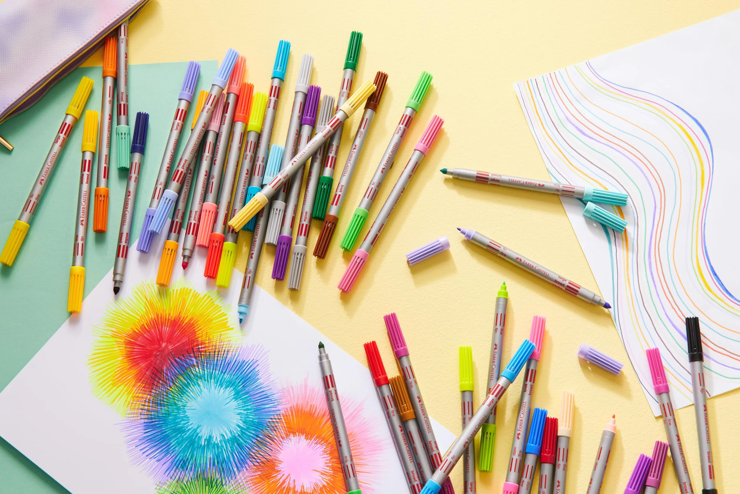 Faber-Castell Zestaw flamastrów 40 podwójnych końcówek