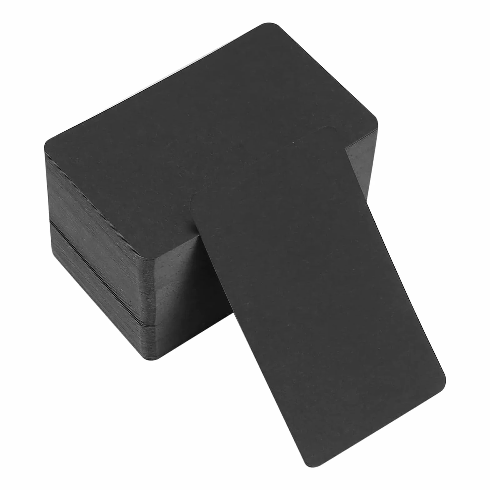 Puste karty papierowe kraft 8,9 x 5,2 cm czarne 150 sztuk fiszki do zapamiętywania
