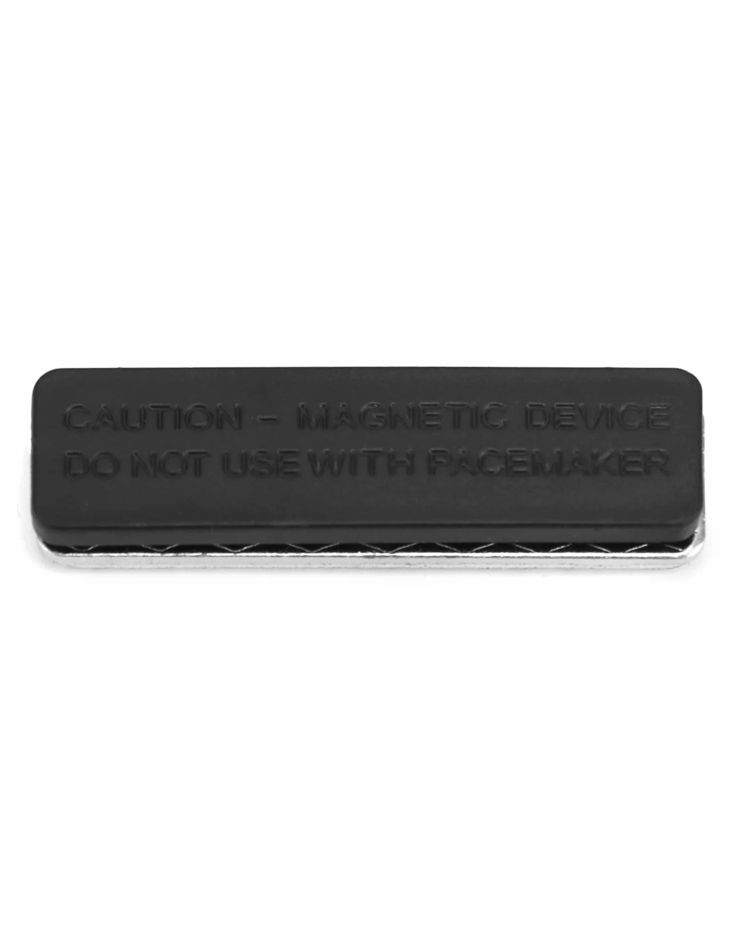 QWORK 12-częściowy magnetyczny uchwyt na identyfikator 45 x 13 mm czarny