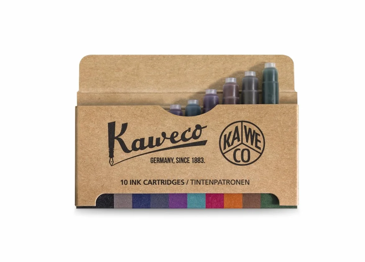Kaweco Zestaw 10 wkładów atramentowych do piór wiecznych w wielu kolorach