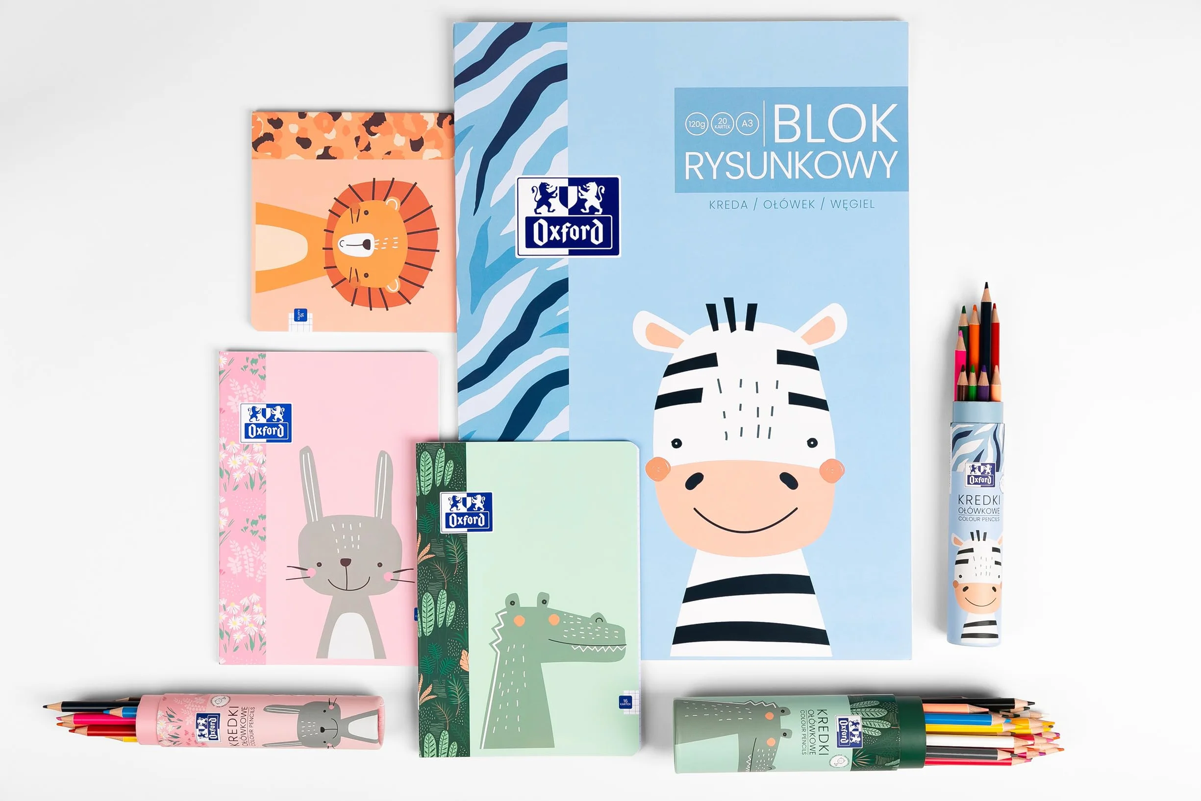 Oxford Zeszyt szkolny A5, 32 arkusze w linie z boczną krawędzią, papier o wyglądzie 90 g, miękka laminowana koperta, zestaw notatników do biura i szkoły, opakowanie 10 sztuk, mieszanka kolorów
