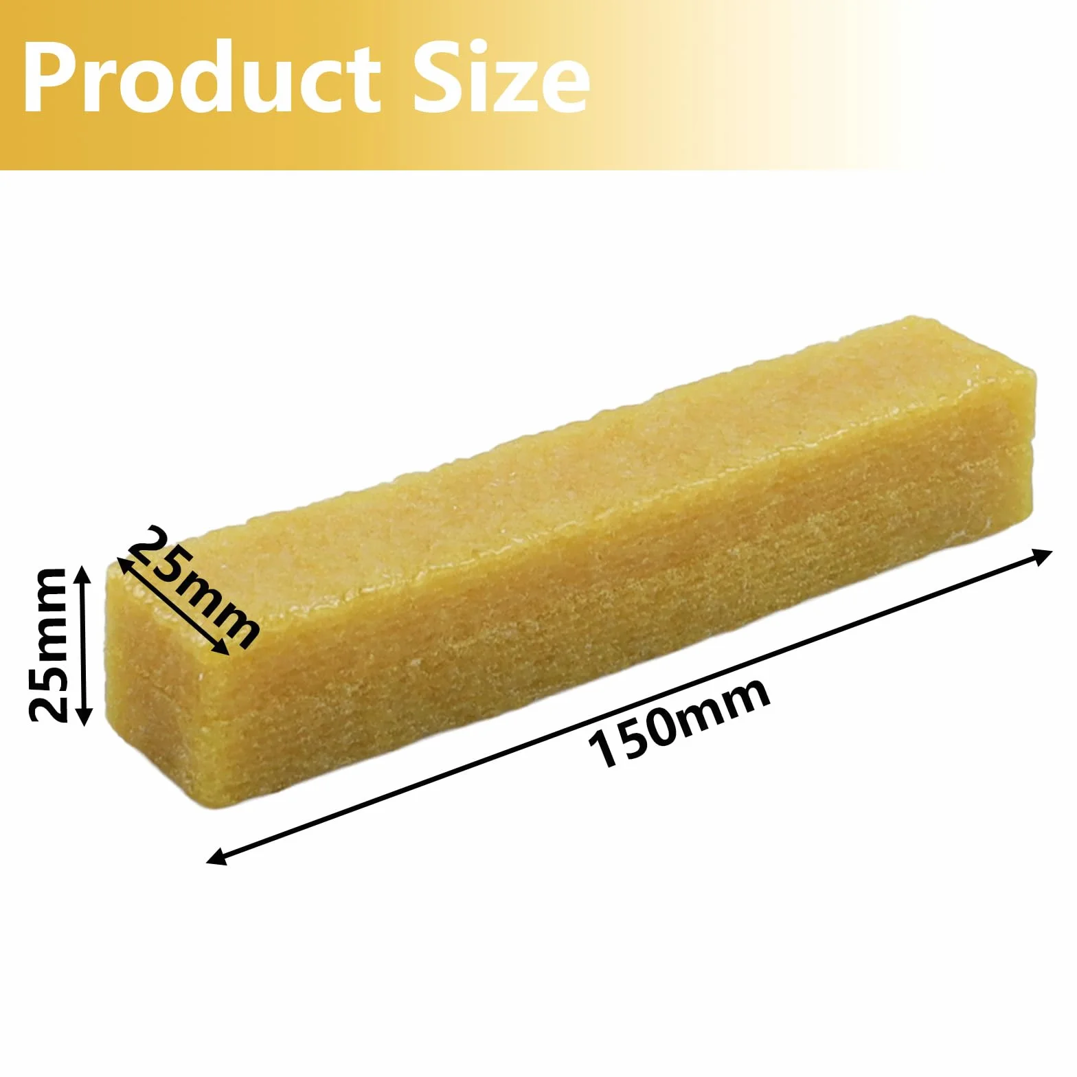 Zestaw 2 gumek szlifierskich 150 x 25 x 25 mm – gumka do ścierania do usuwania pozostałości kleju – idealne do scrapbookingu, majsterkowania, akwareli, szkoły i gospodarstwa domowego