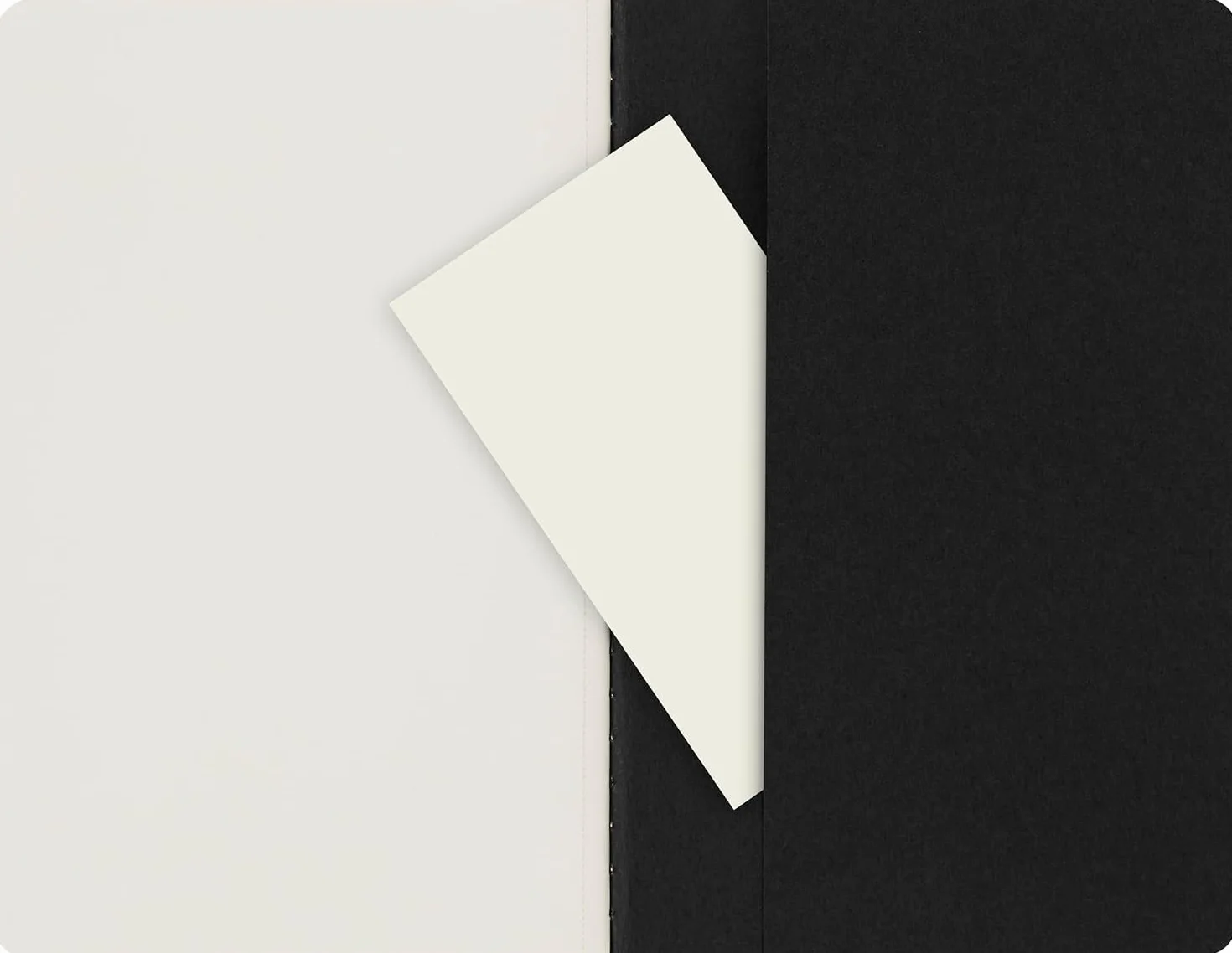 Moleskine Cahier pocket blanko schwarz DIN A6. 3er Pack