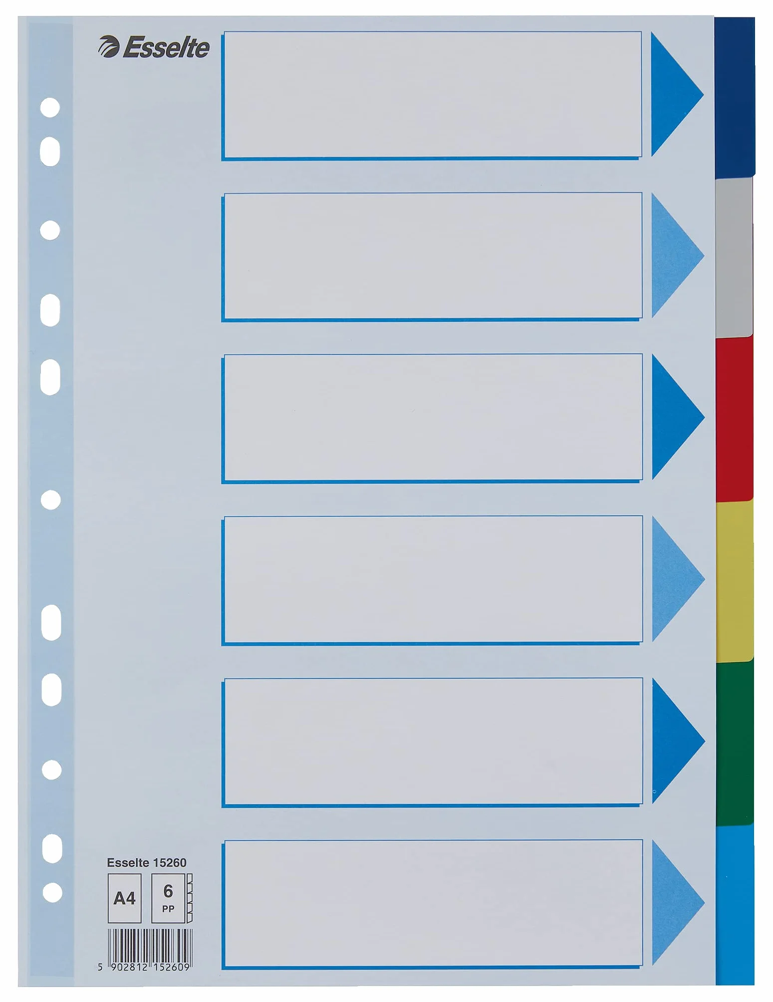 Esselte 15260 Notatnik, Wielokolorowy, A4