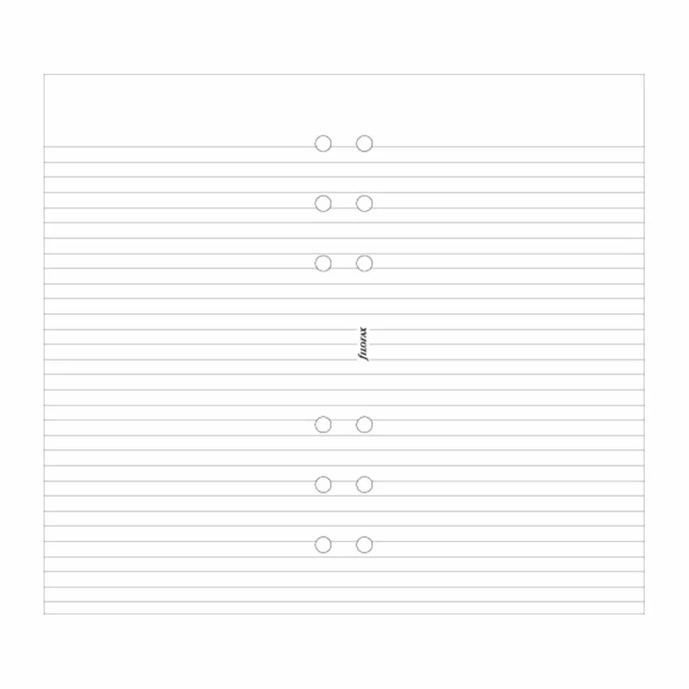 Filofax Notatnik osobisty w linie biały