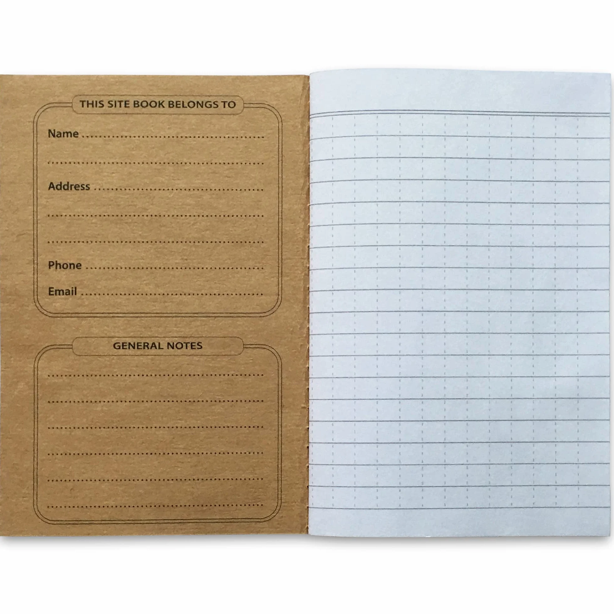Notatniki terenowe 5 sztuk 9x14 cm biały wkład papieru zszyty