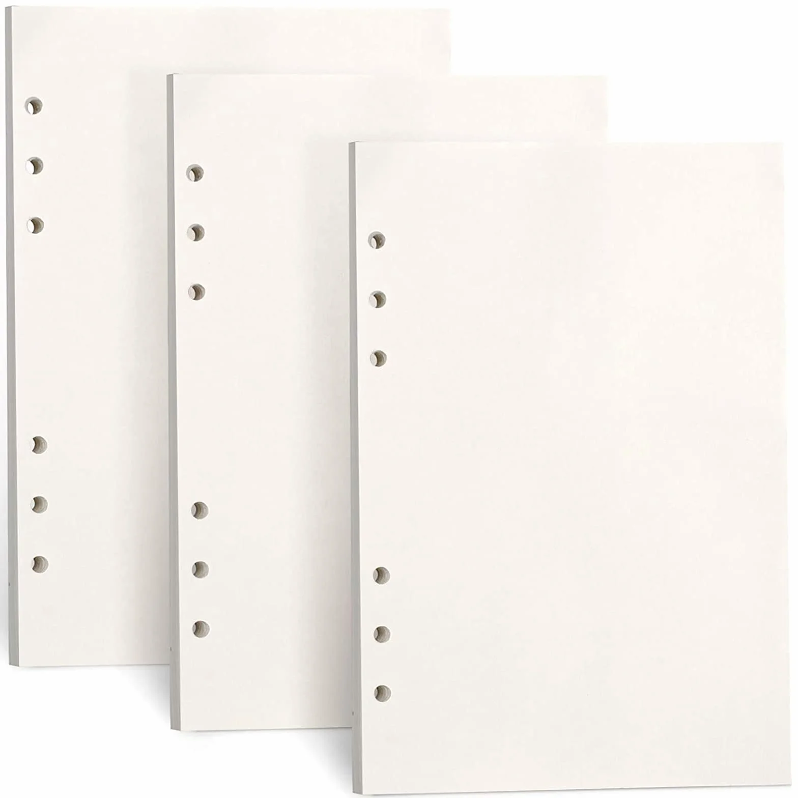 Papier A5 135 Arkuszy Puste Wkładki do Segregatorów 6 Otworów