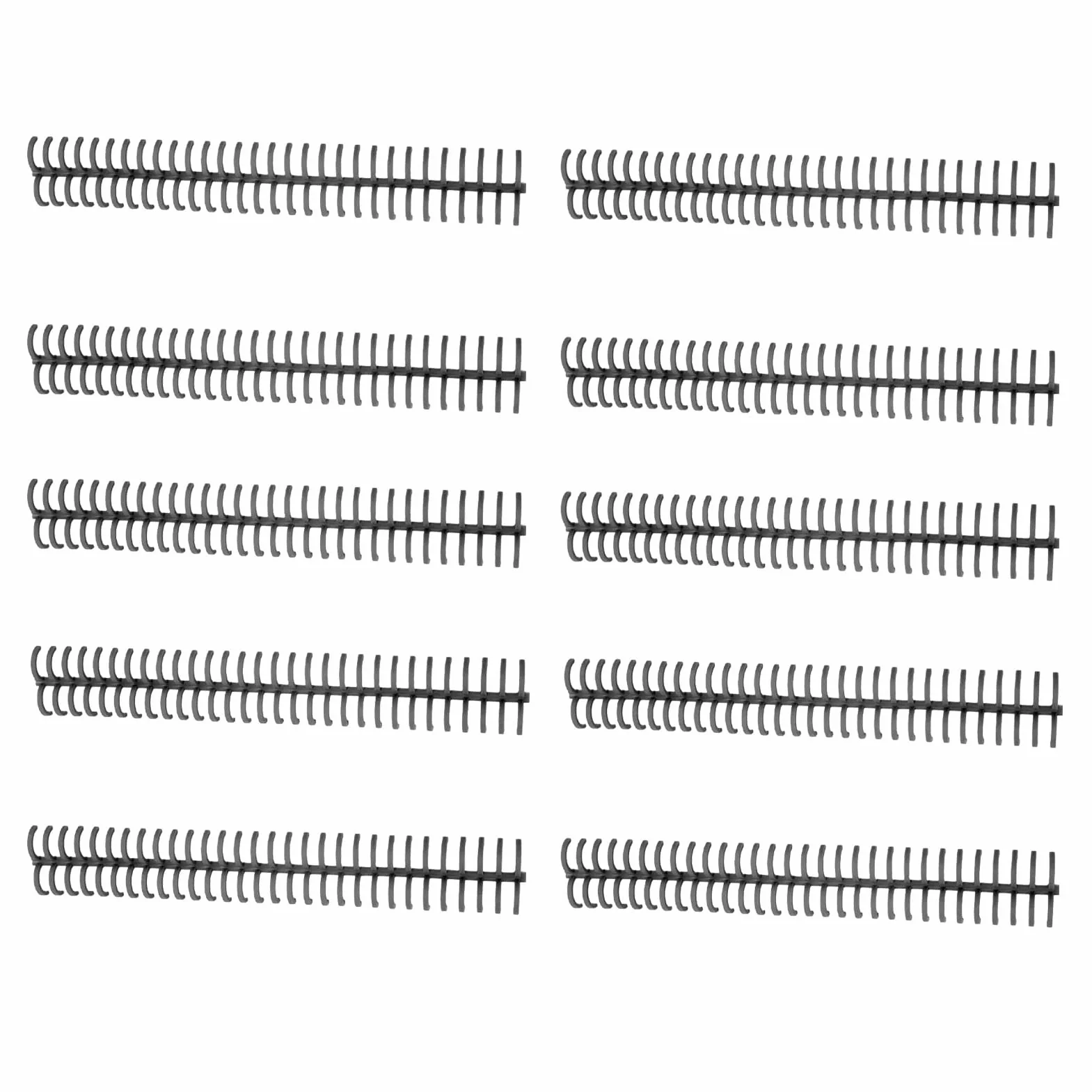 Cewka do Oprawy Spiralnej 16mm 30 Otworów 130 Arkuszy z Plastikowymi Grzbietami (BLACK)