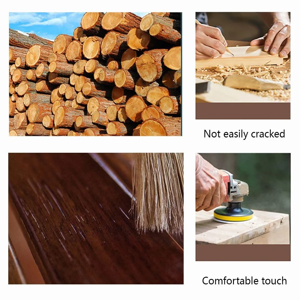 Podpórka pod nadgarstek z litego drewna czarnego orzecha, 60 klawiszy 30 cm, antypoślizgowa ergonomiczna, zestaw do biura i gier