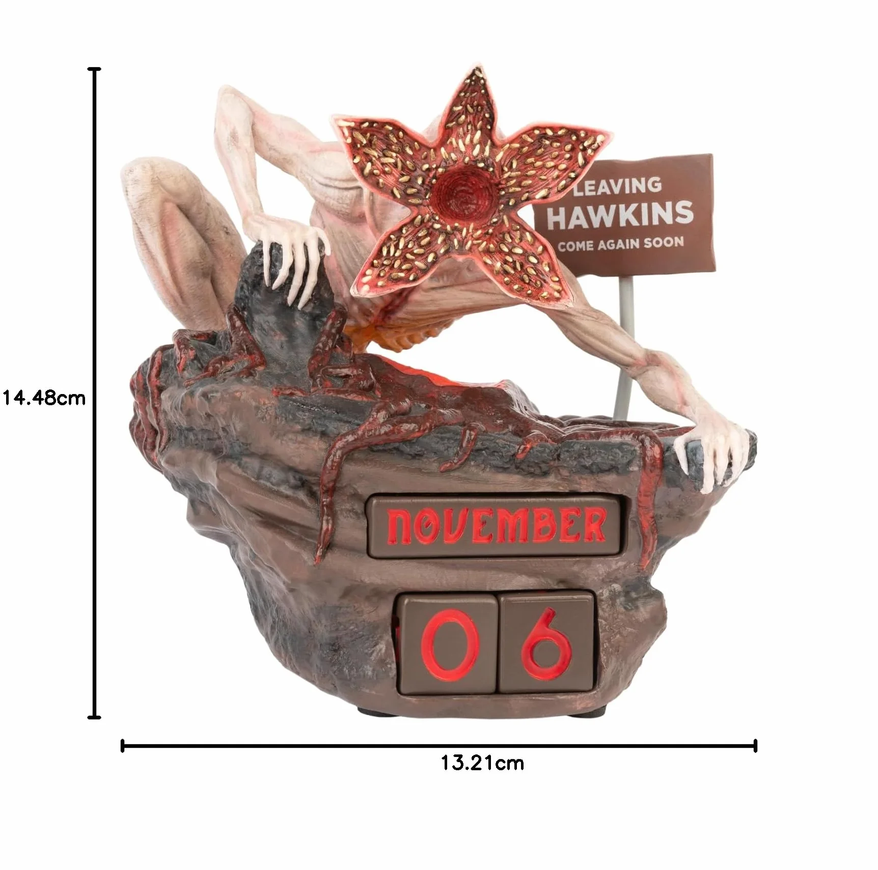 Grupo Erik Stranger Things Perpetual Calendar Demogorgon Flip Desk Calendar