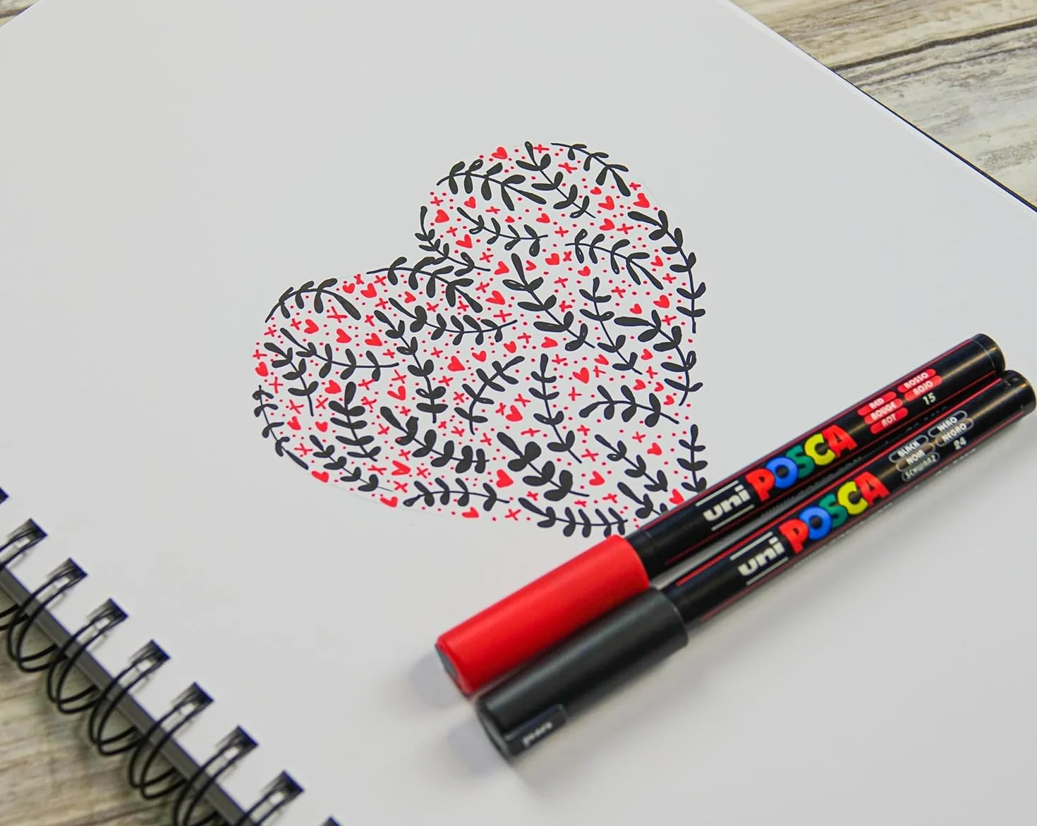 POSCA PC1MR Extra Fine Point 0,7 mm czarne markery na bazie wody