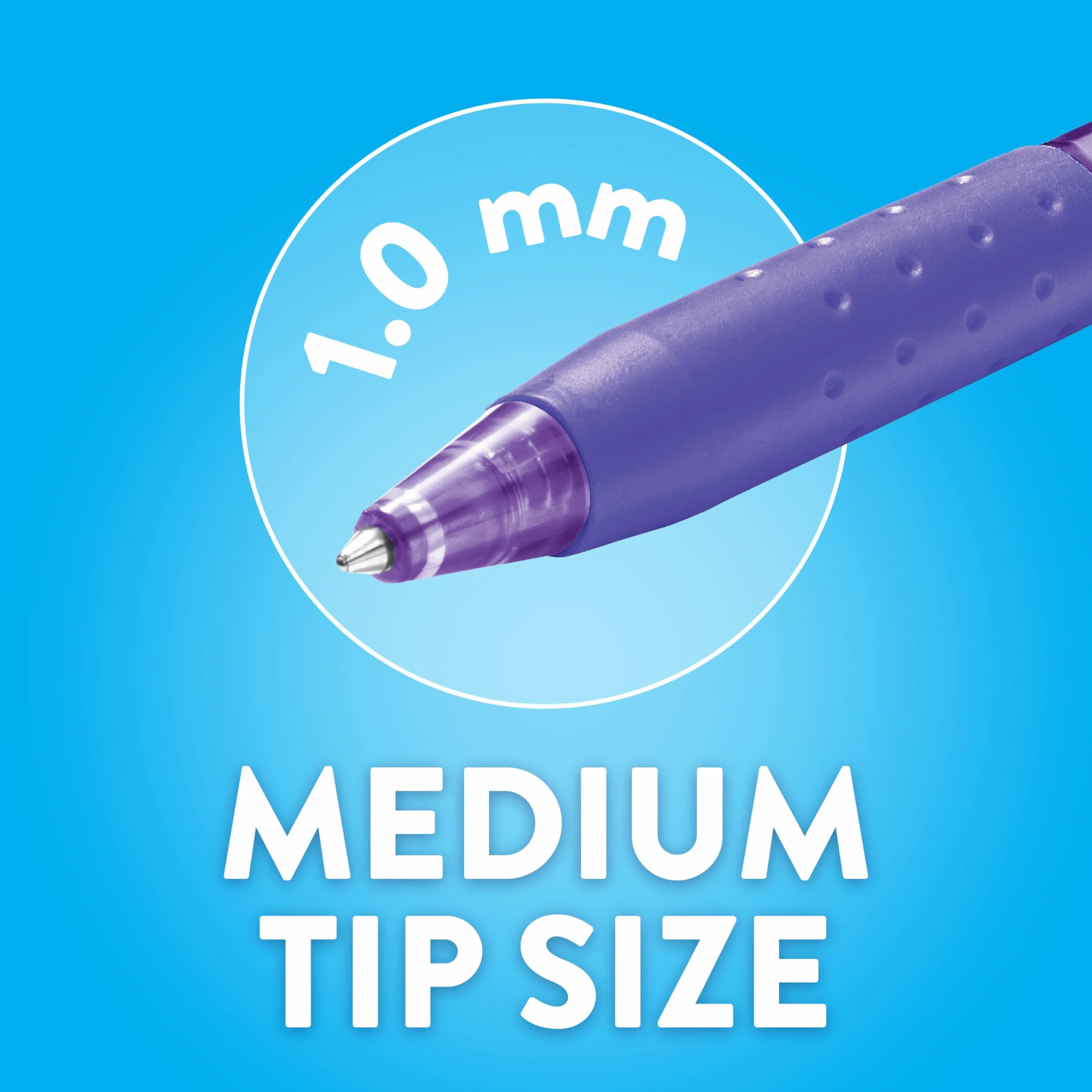 Chowane długopisy Paper Mate InkJoy 300RT | Średnia końcówka (1,0 mm) | Czarne | 8 szt.