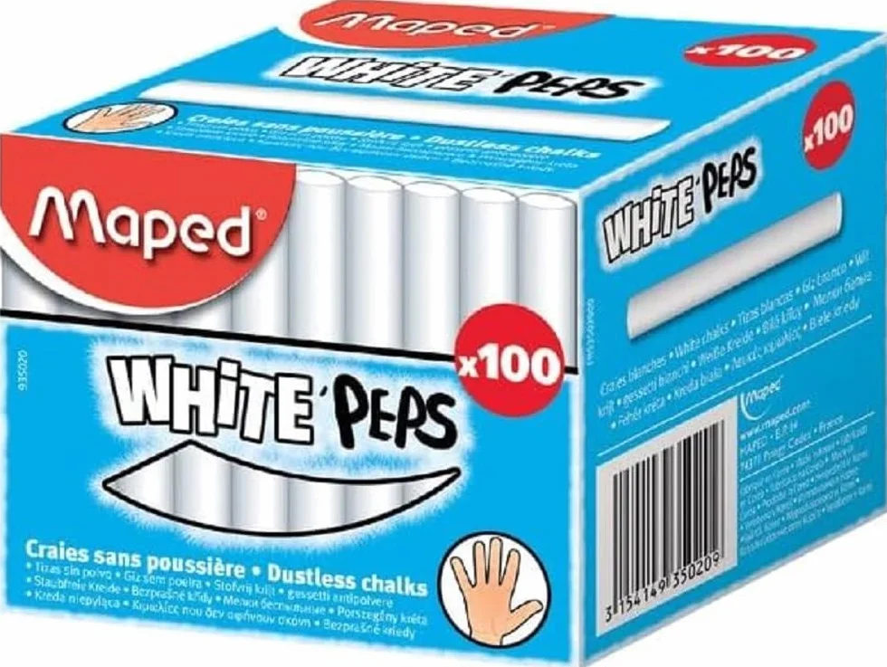 Maped 935020 WHITE'PEPS, okrągła, biała