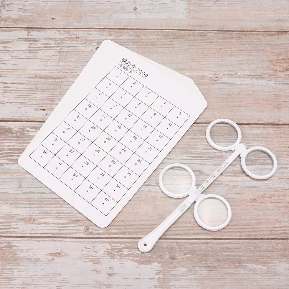 Flipper Optyczny 6szt z kartą wizualną (±150 stopni) Instrument Optyczny Optometria