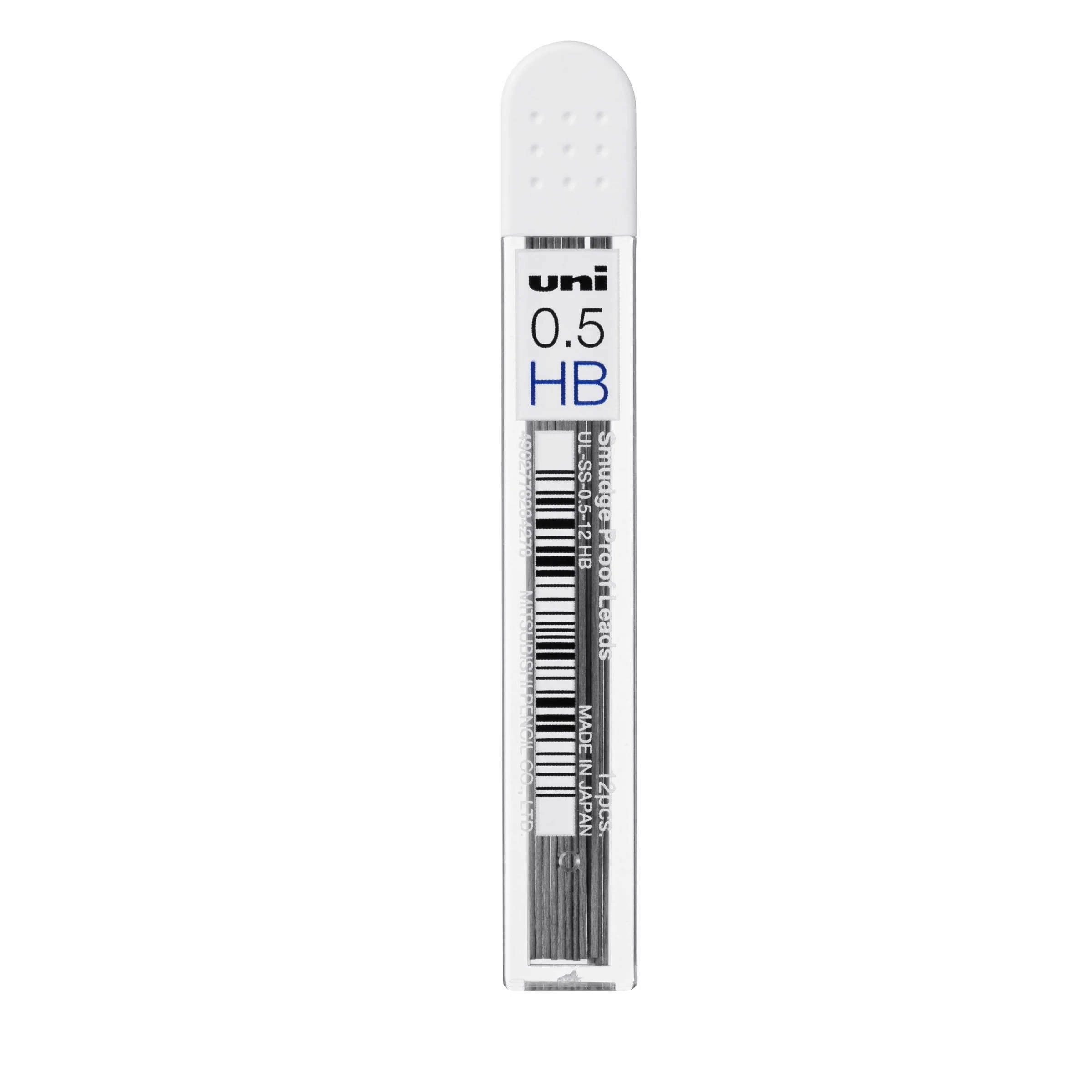 36 x uni-ball Kuru Toga Nano Dia 0,5 mm HB wkłady do ołówków mechanicznych (3 opakowania)