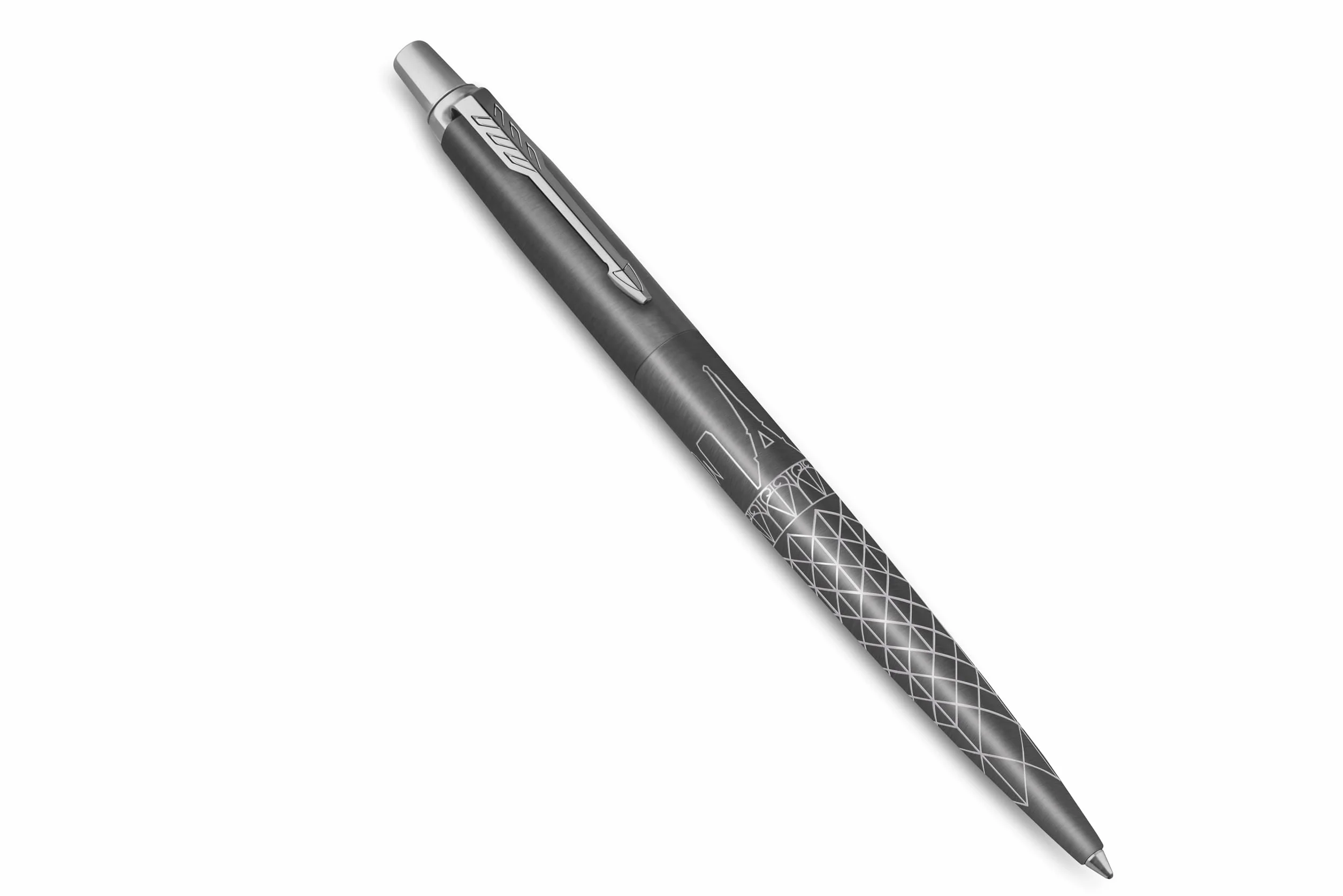 Parker Jotter Długopis Paris Grey Edycja Specjalna Medium Niebieski Tusz Opakowanie Prezentowe