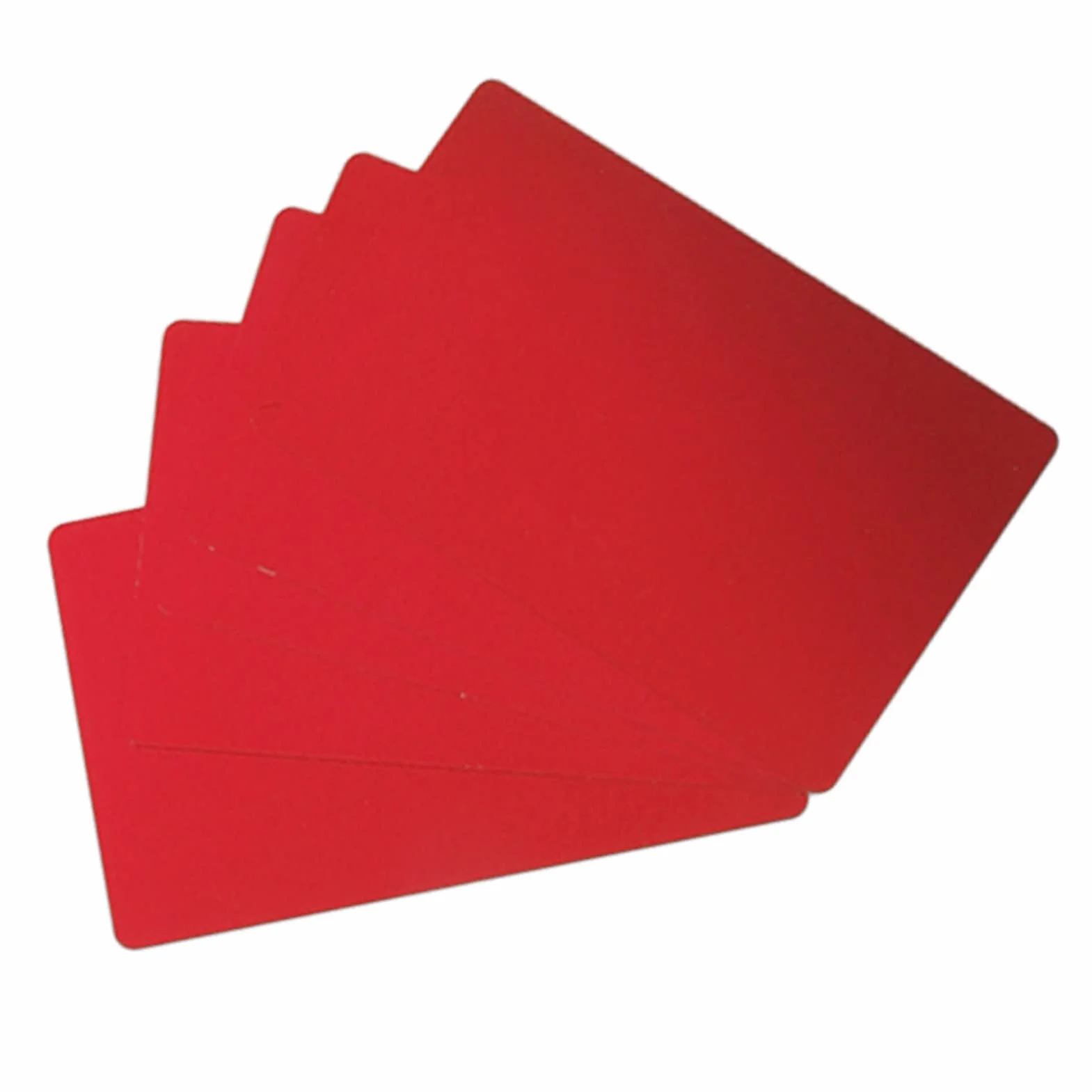 Acouto 50 Sztuk i Aluminiowe Wizytówki Firmowe, Grawerowane Wizytówki dla Firmowej Karty SinessPuste WizytówkiKarta WizytowaAluminiowa WizytówkaWizytówki (czerwony)