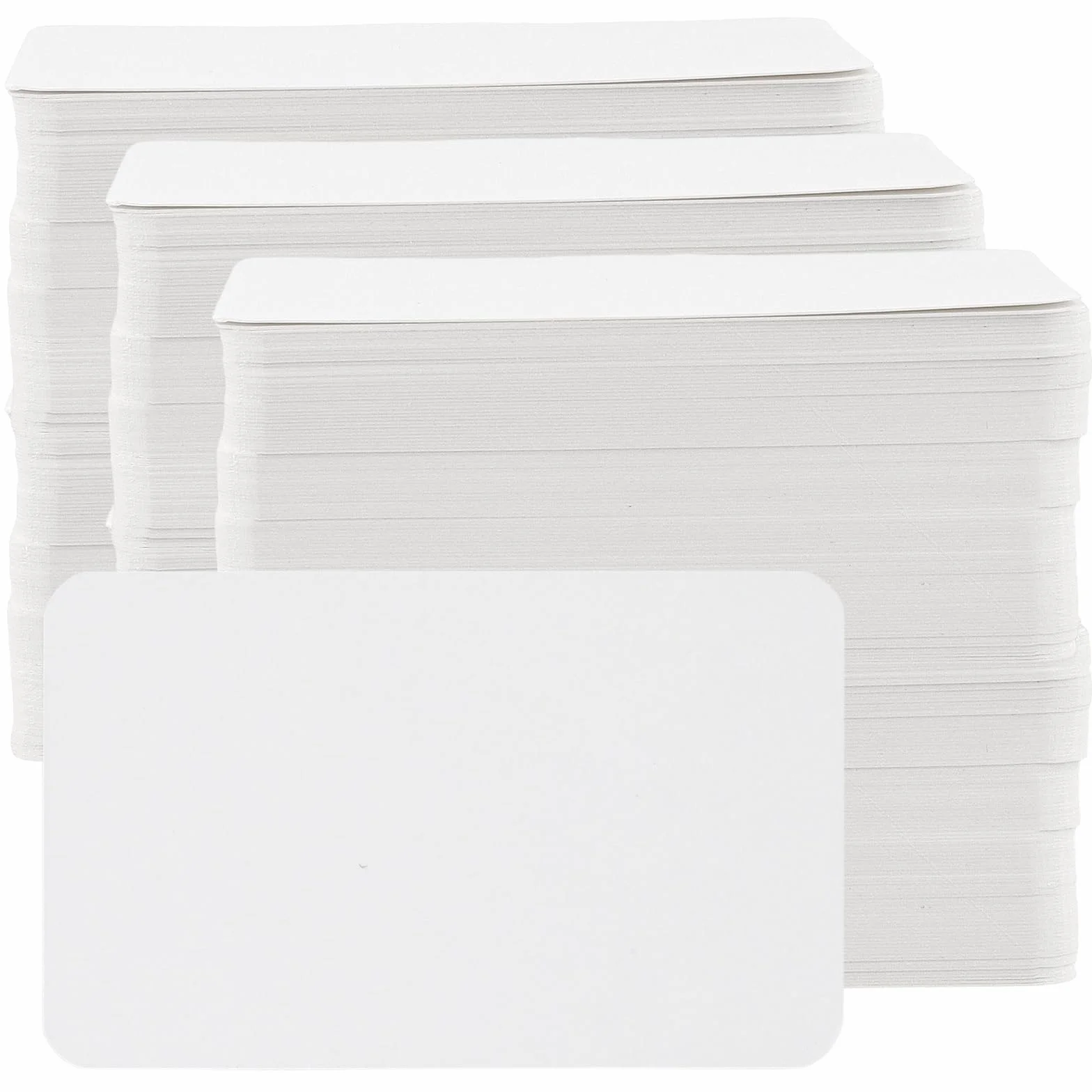 1000 sztuk 8,9 x 5,2 cm, białe, puste wizytówki, 250 g, puste fiszki, kartki z papieru typu kraftowego, do kart biznesowych, pocztówek i "zrób to sam"