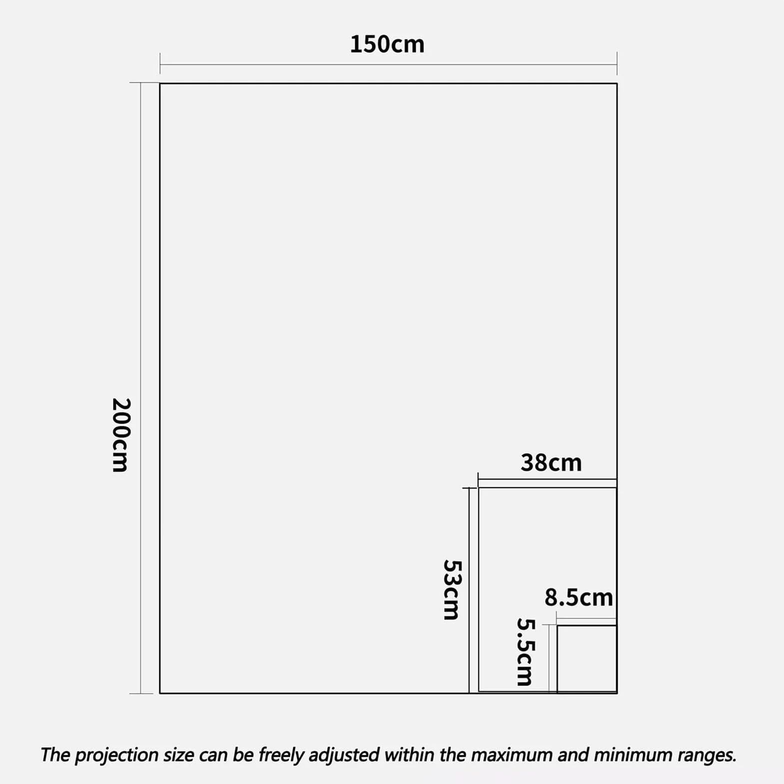Projektor Do Rysowania LED Smart Sketcher 18–200 cm Regulacja Ostrości Korekcja Trapezu