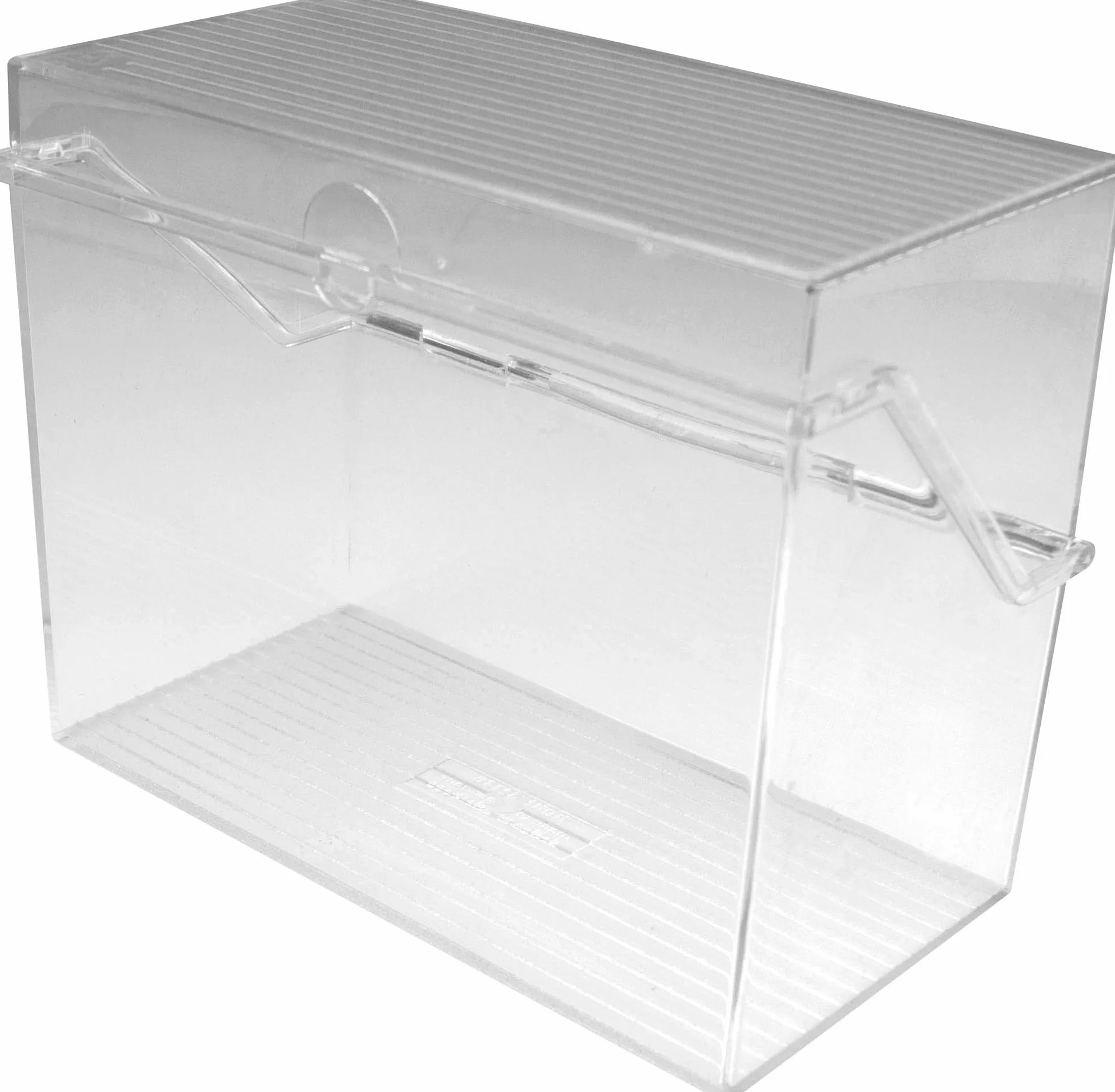 helit H6214602 - fiszki pudełko "the index" DIN A6 poprzeczne, małe kartki, przezroczyste na ok. 400 kart