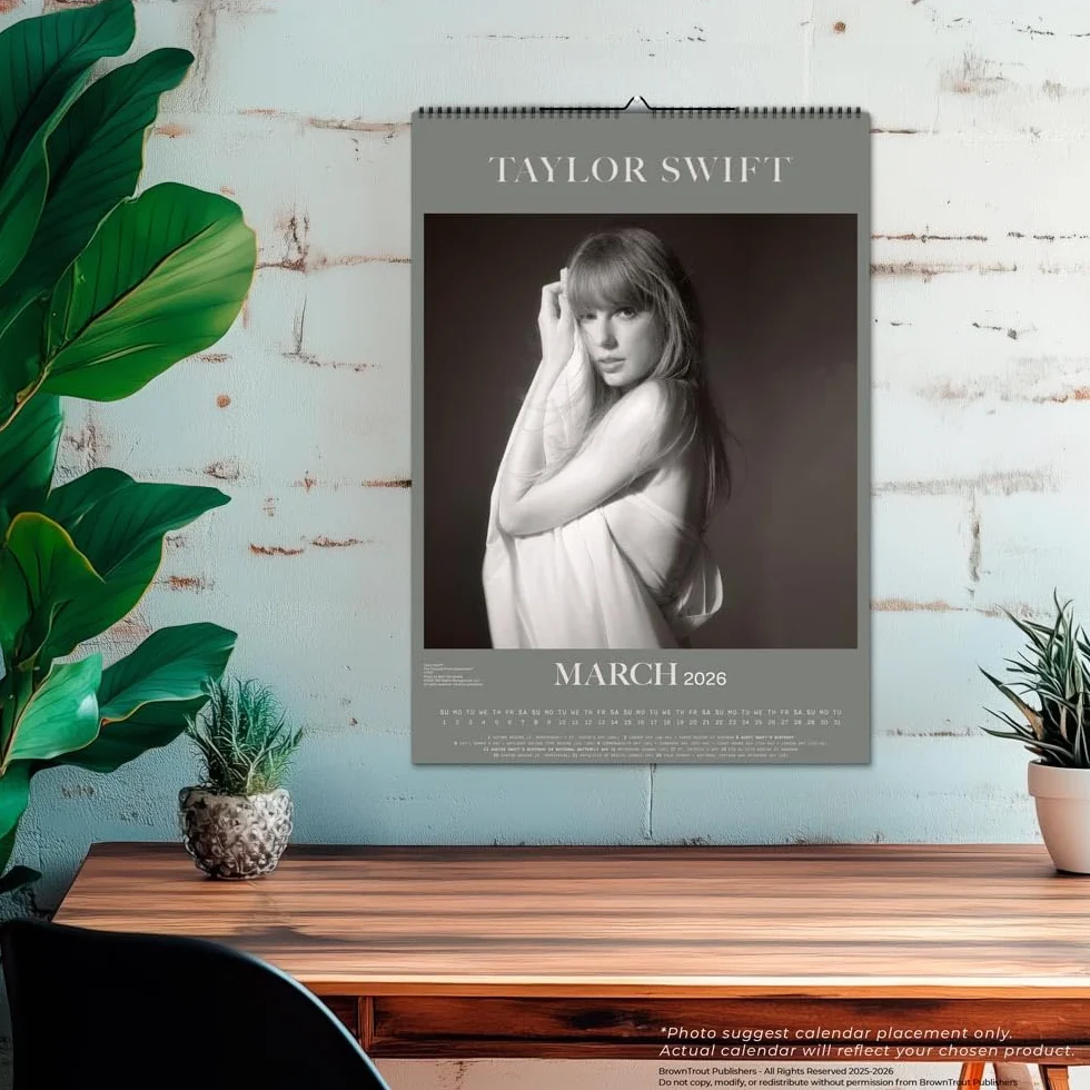 Taylor Swift 2026 Monthly A3 Poster Wall Calendar 11.7 x 16.5 Inch