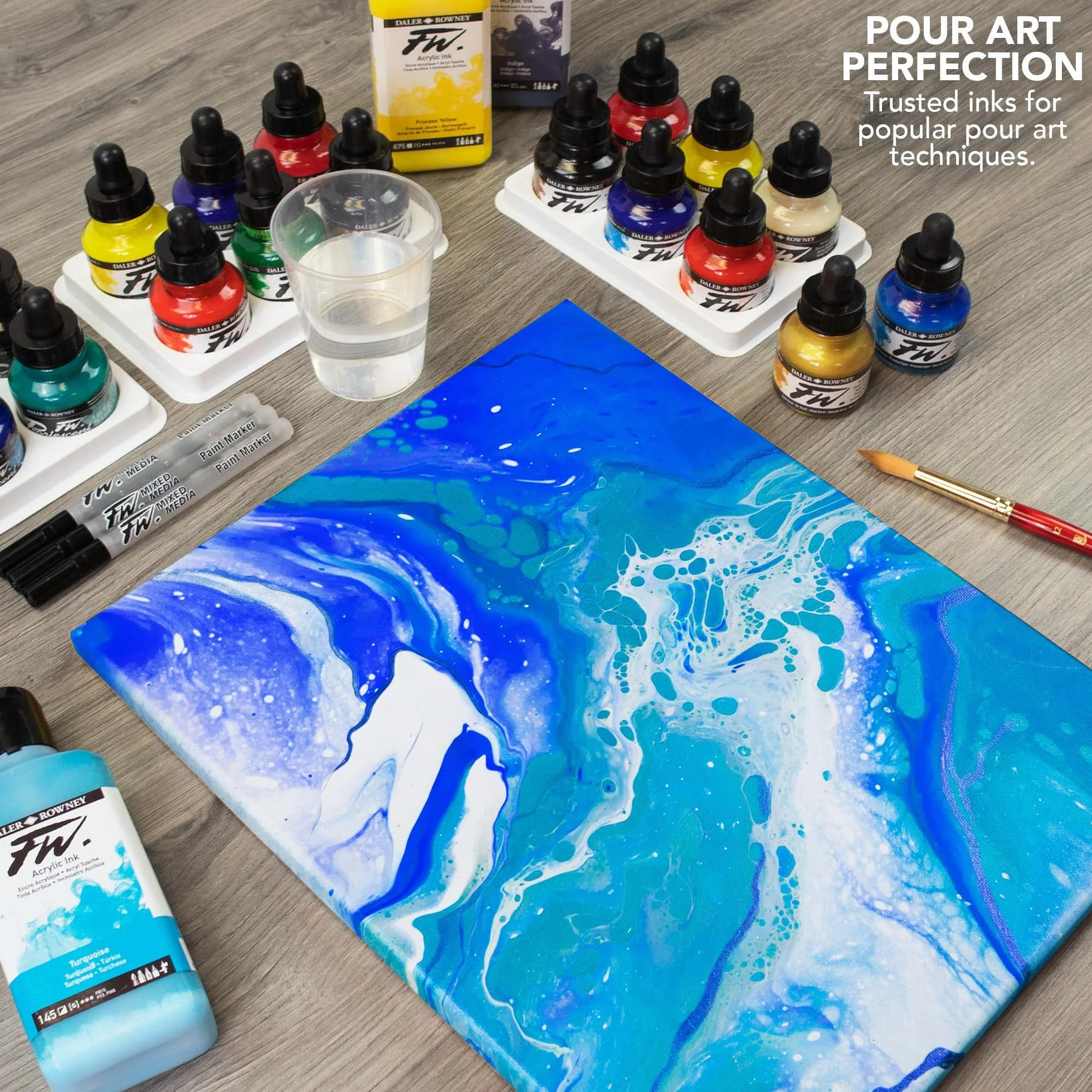 FW INK 180 ml procesowa magenta