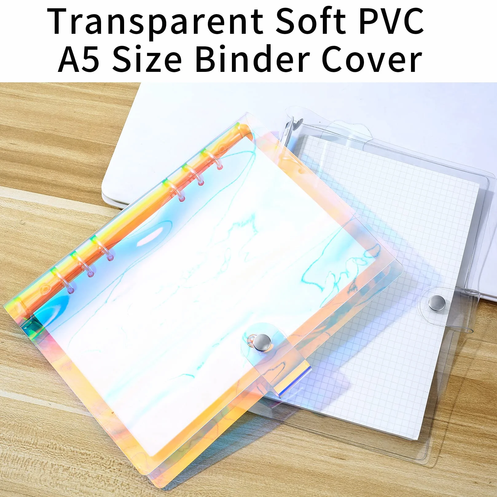 A5 Segregator Planer do Notatek PVC 6 Ringami z Wypełnieniami