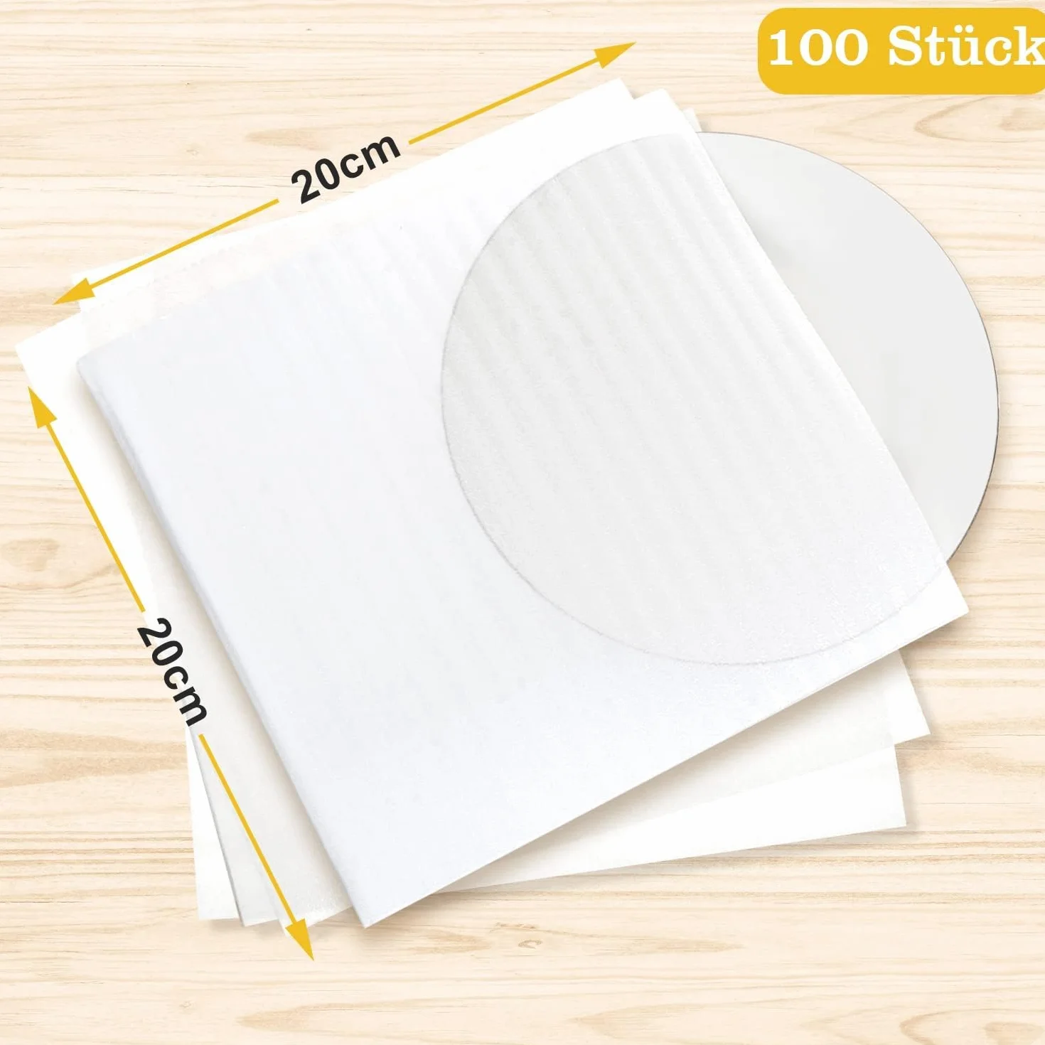 Folia piankowa, materiał do pakowania 20 cm x 20 cm, 100 sztuk, piankowy worek do przeprowadzki