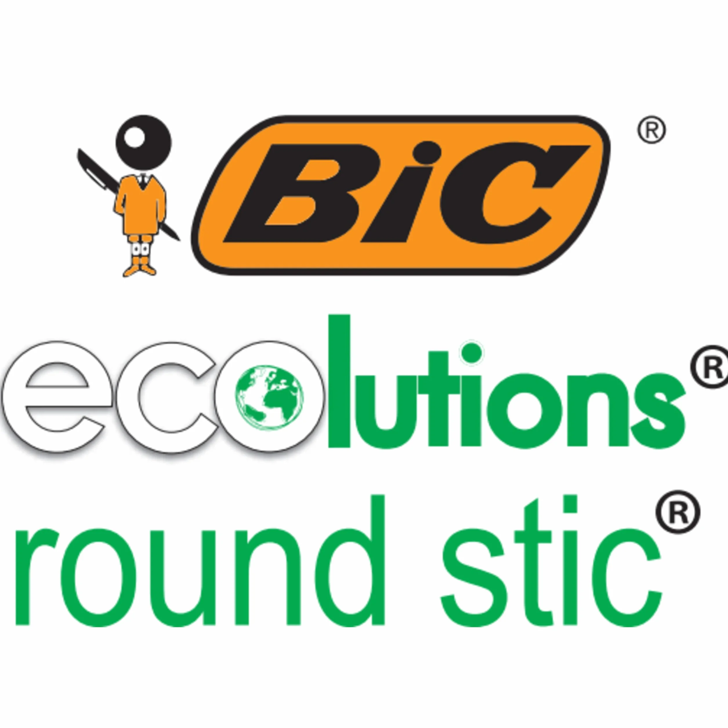 BIC Round Stic Ecolutions Długopis niebieski Pudełko 60szt